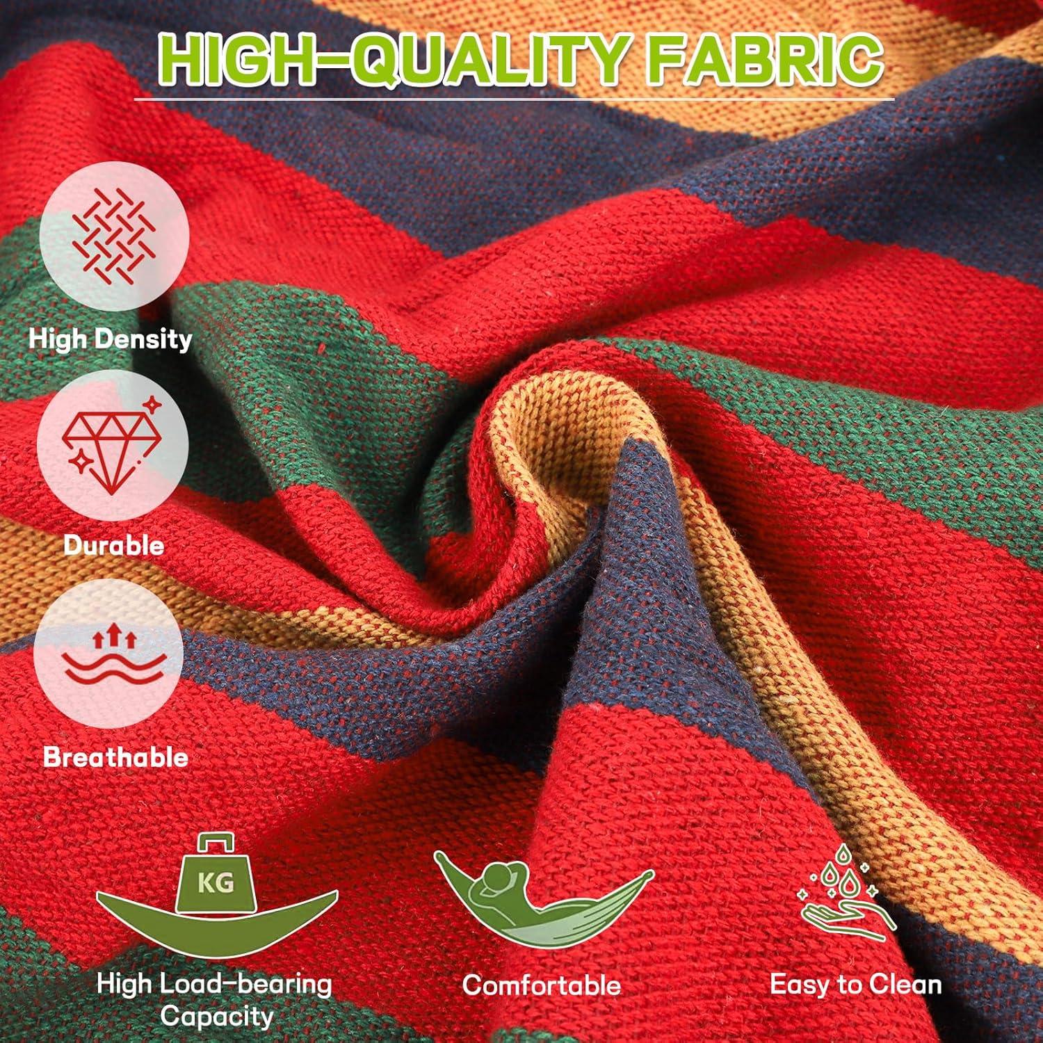 Hamaca BieAziton 2 Personas 299 kg Rojo con Accesorios