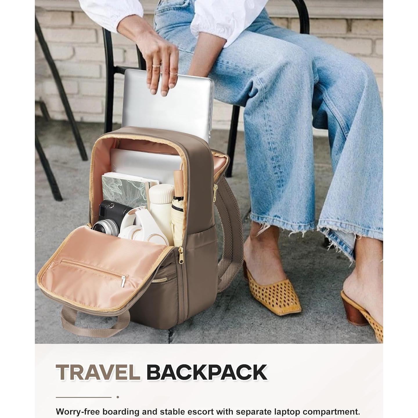 Mochila de Viaje Wepadre 40x31x14cm Impermeable para Laptop