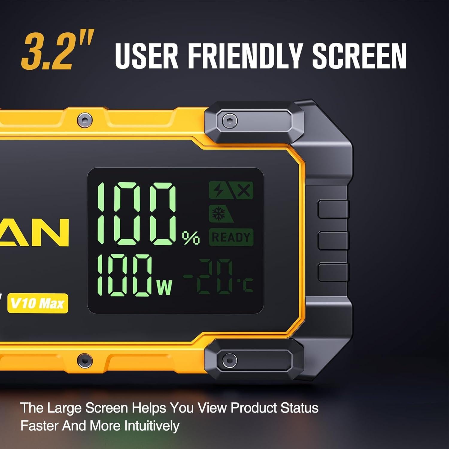 VTOMAN V10 Max 5500A Arrancador de Salto 12V USB-C 100W