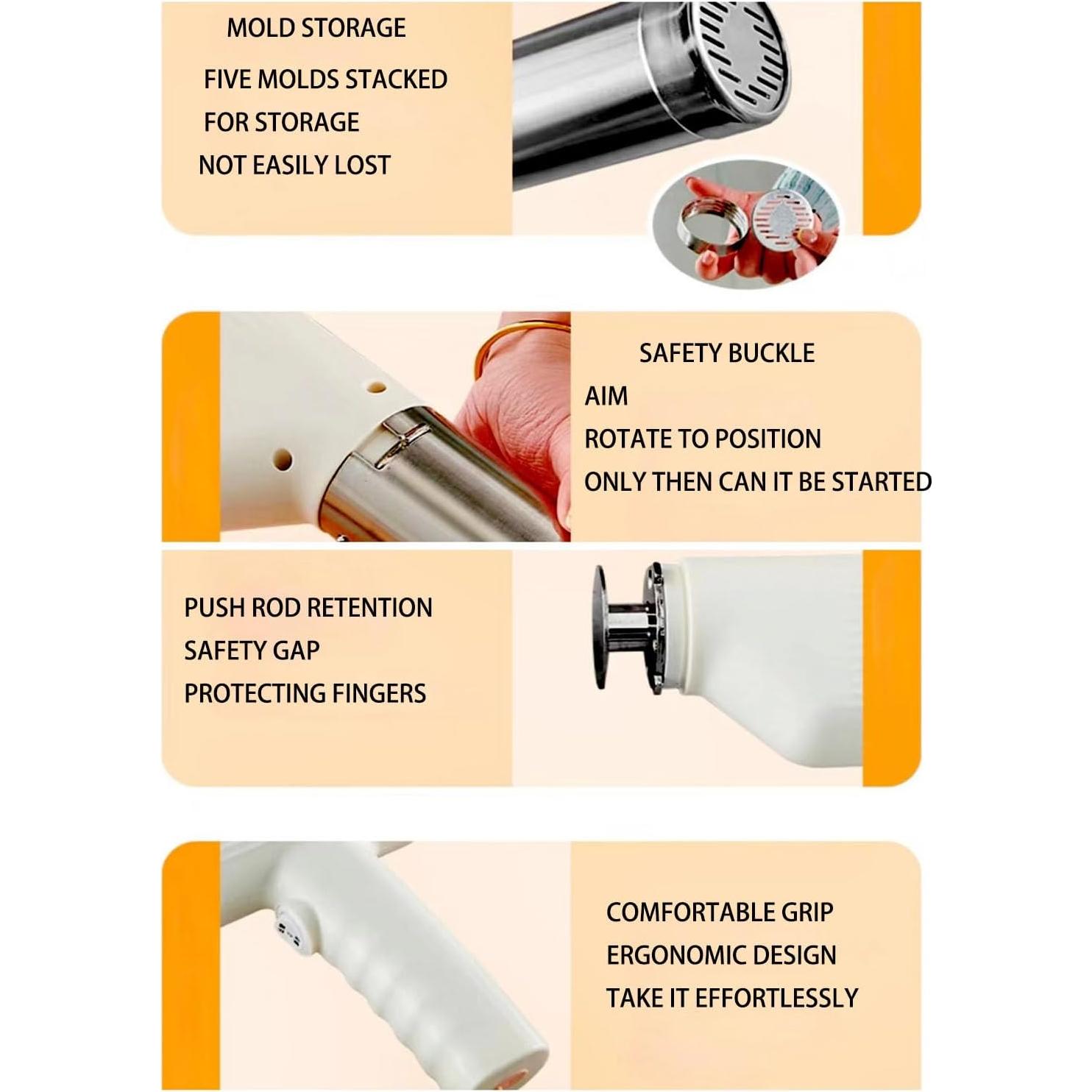 Máquina de Fideos Eléctrica Inalámbrica Aptovpvp 5 en 1