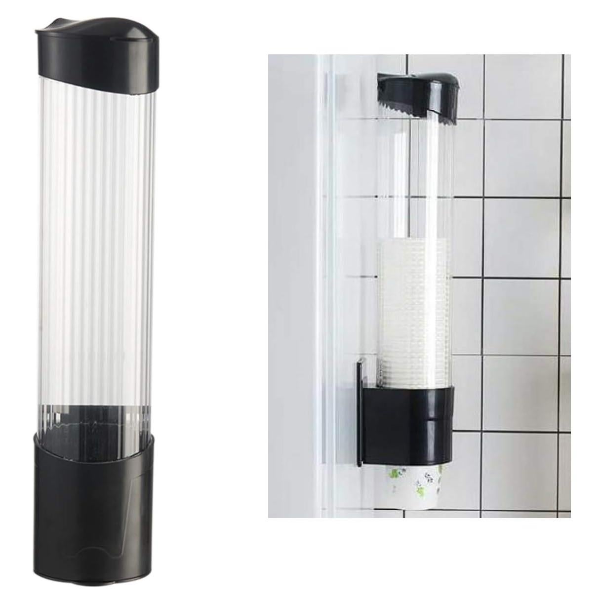 Dispensador de Tazas de Papel Tirifer Negro 50-60 Tazas