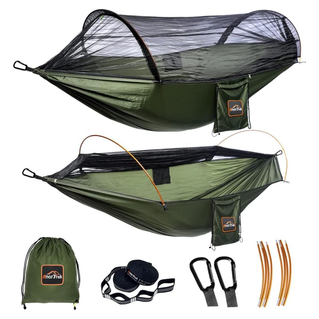 Hamaca Doble AnorTrek 3,05m con Red Antimosquitos