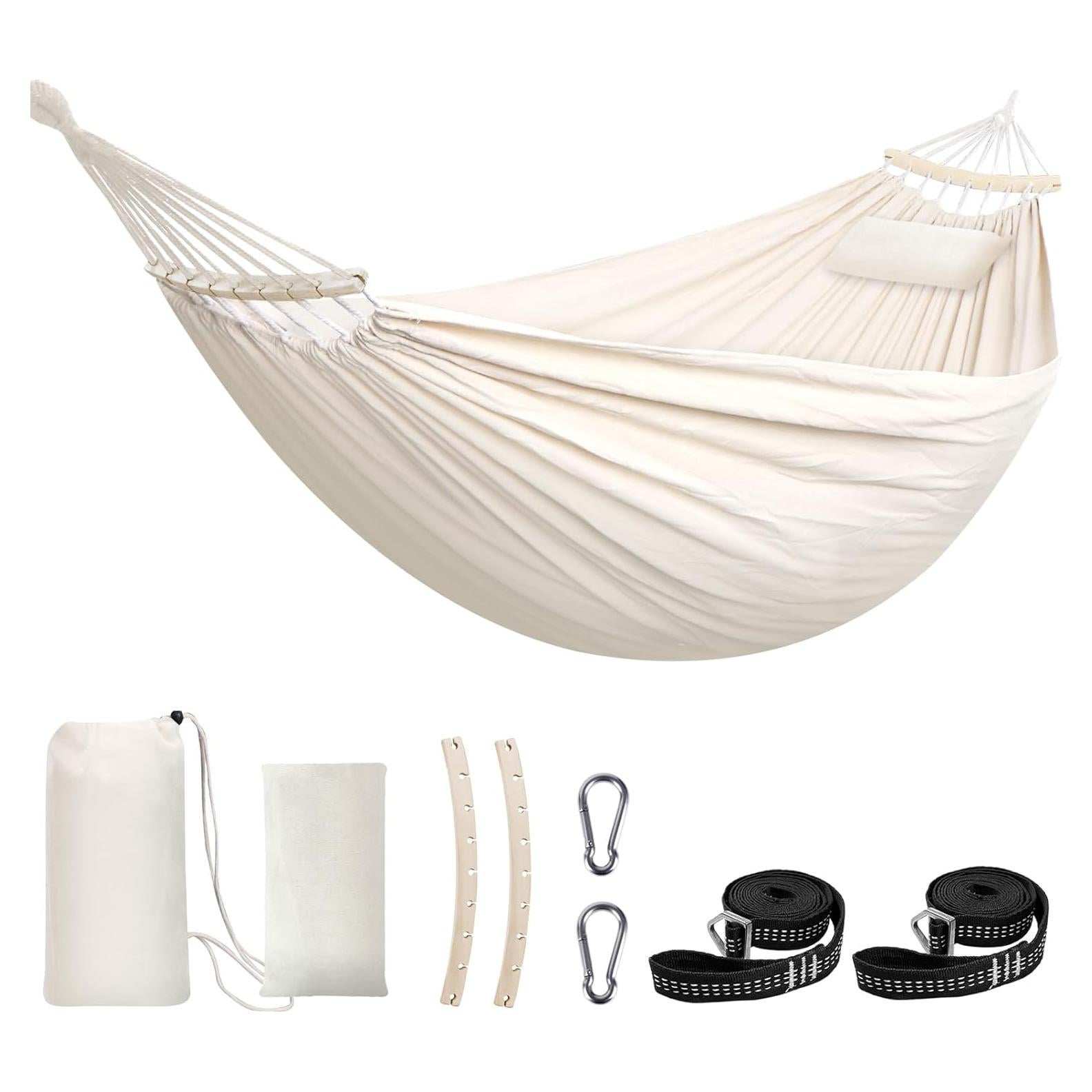 Hamaca Chihee Grande Algodón Suave 299kg Soporta 1 Persona