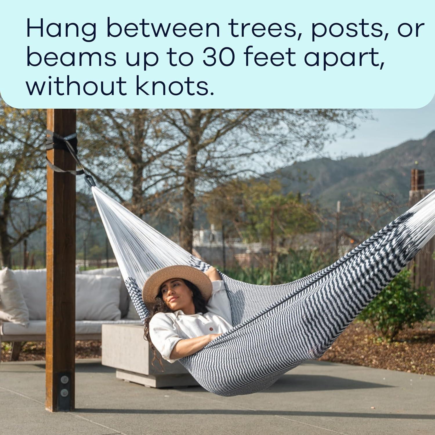 Cintas de Hamaca Yellow Leaf - Juego de 2 Nylon 3.66m 400kg