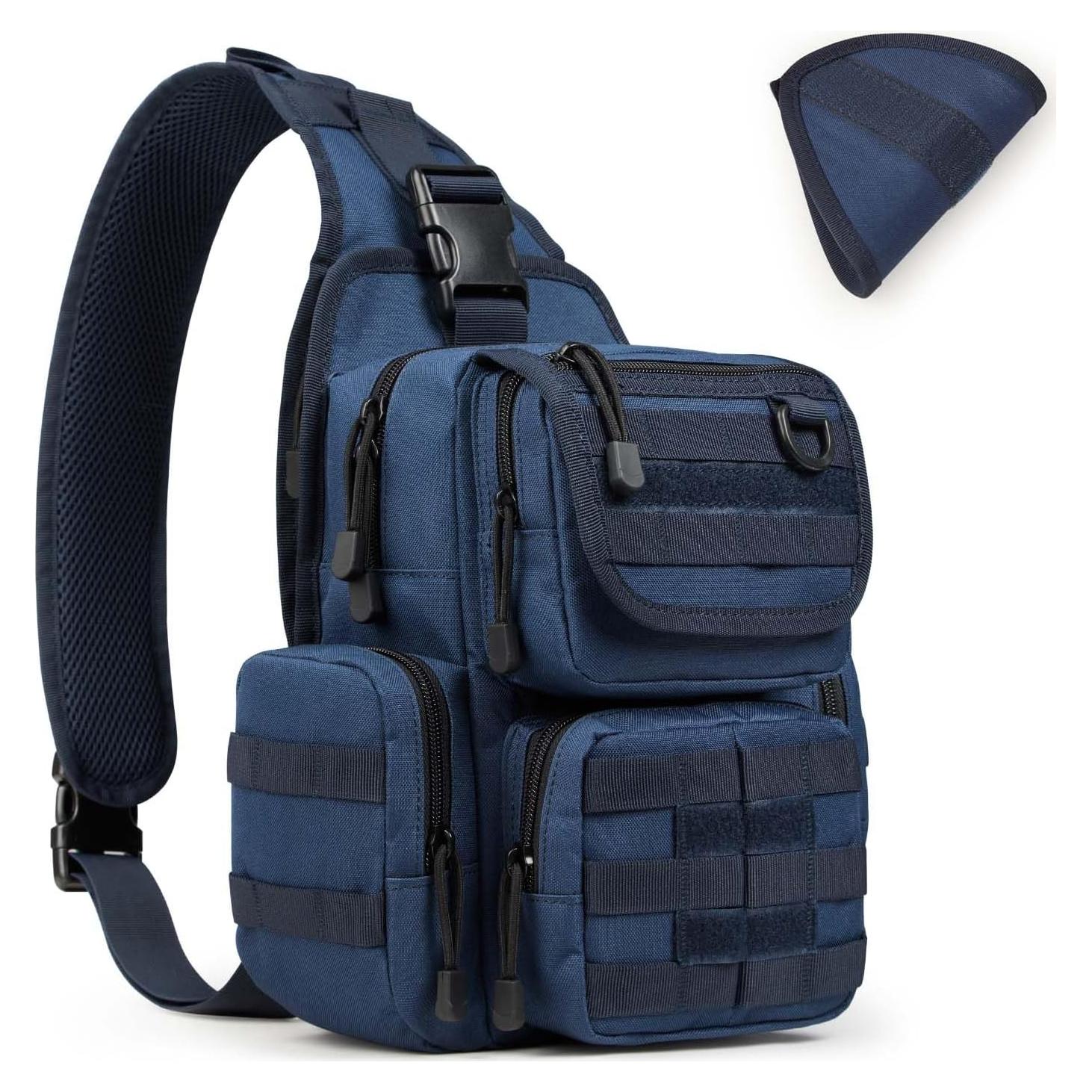 Bolsa Táctica EDC G4Free Bandolera Ajustable 7L Azul