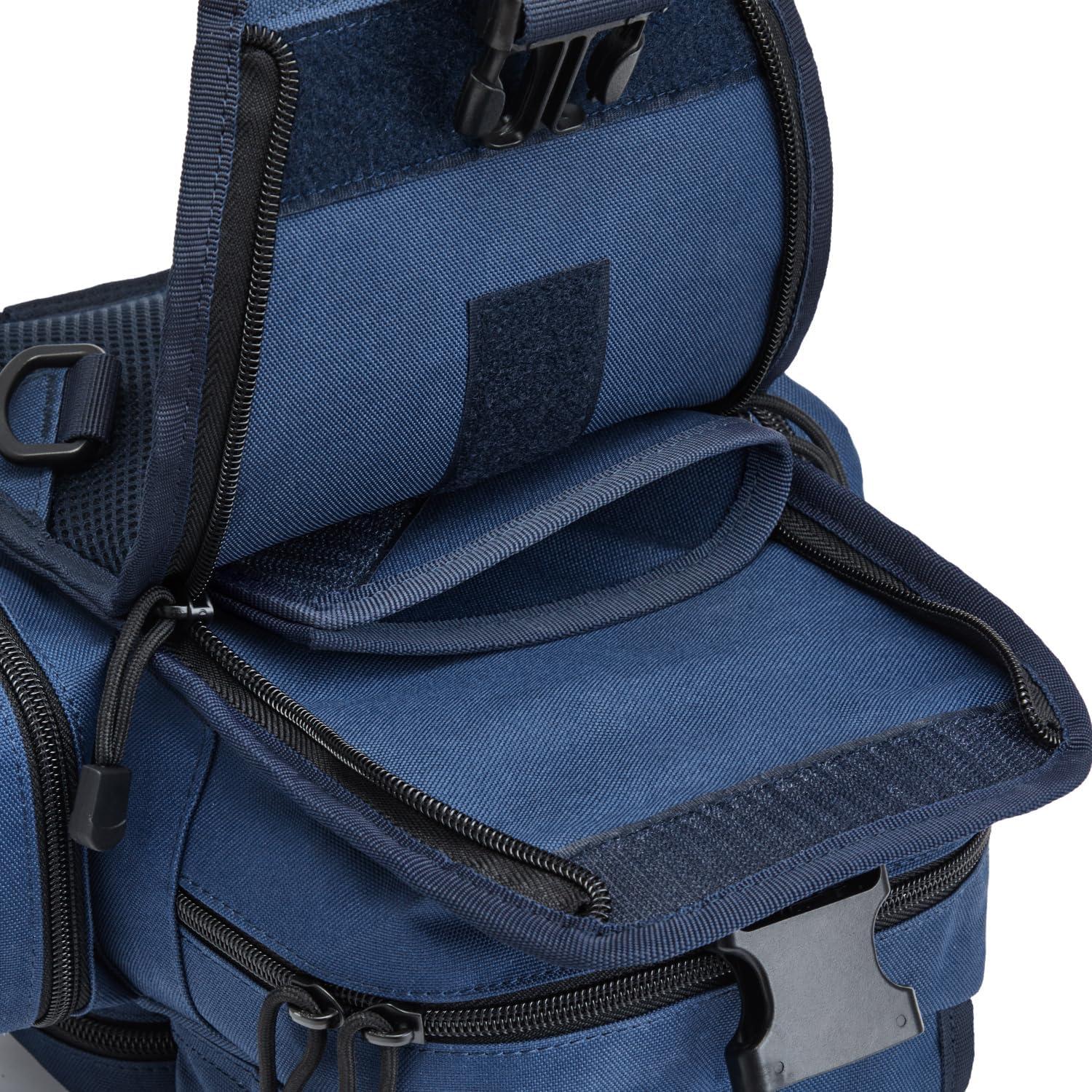 Bolsa Táctica EDC G4Free Bandolera Ajustable 7L Azul