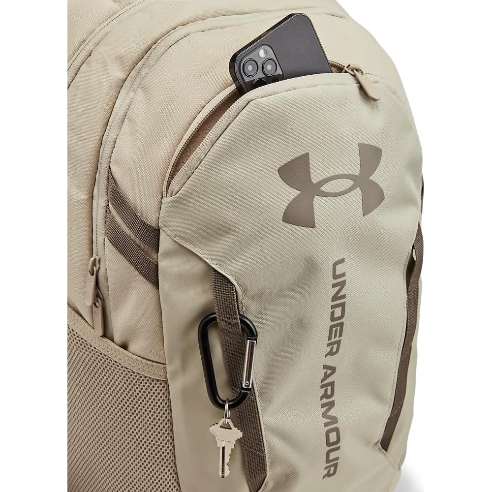 Mochila Unisex Under Armour Hustle 6.0 29L Caqui
