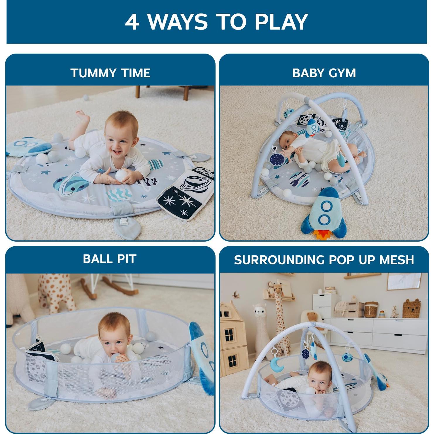 Tapete de Juego XL 6 en 1 PlayMat1 Gris Espacial