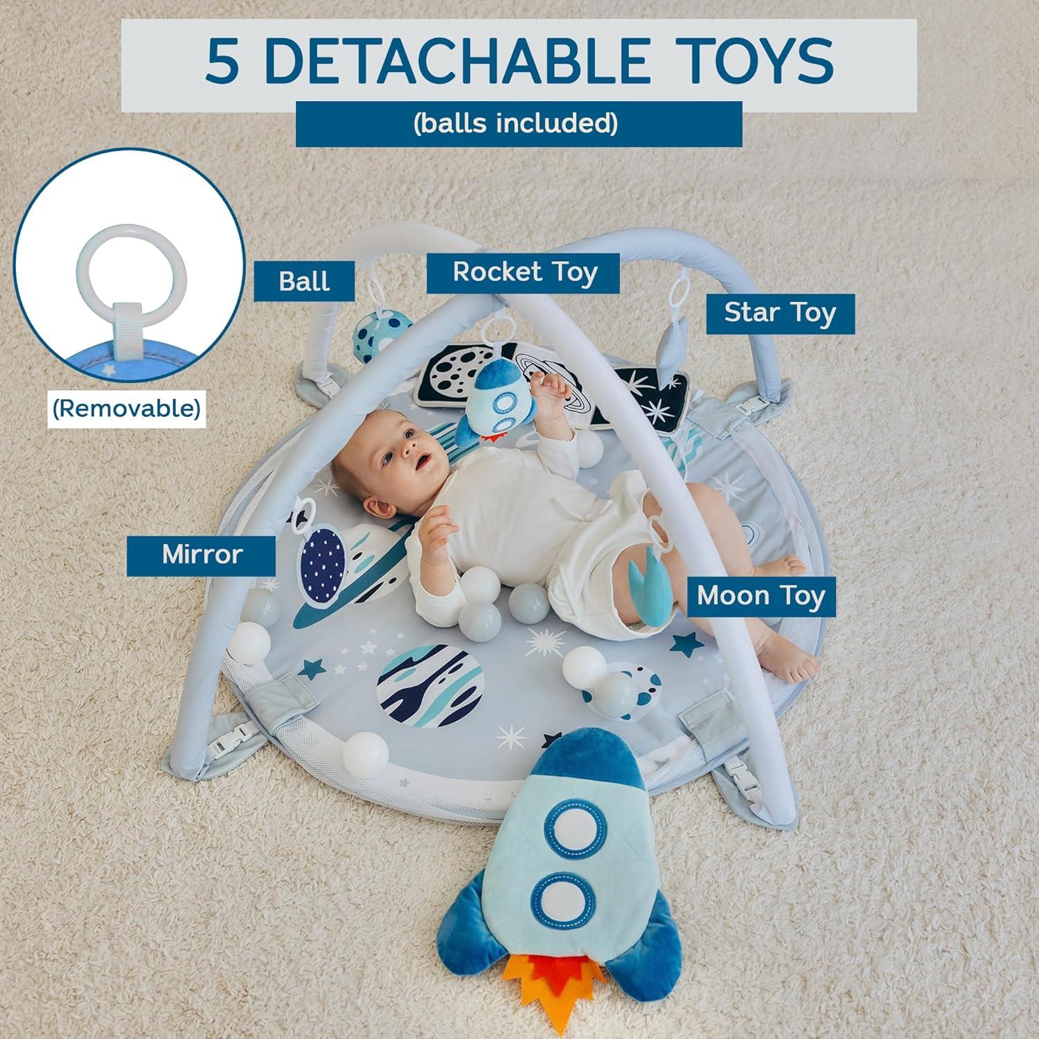 Tapete de Juego XL 6 en 1 PlayMat1 Gris Espacial