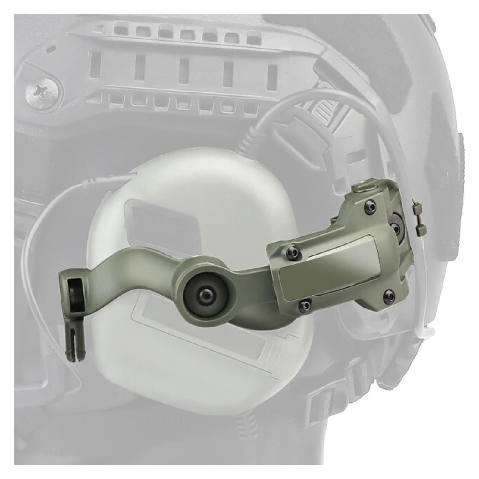 Soporte de Auriculares Táctico DÉJAME SER M2 Nylon Oliva Drab