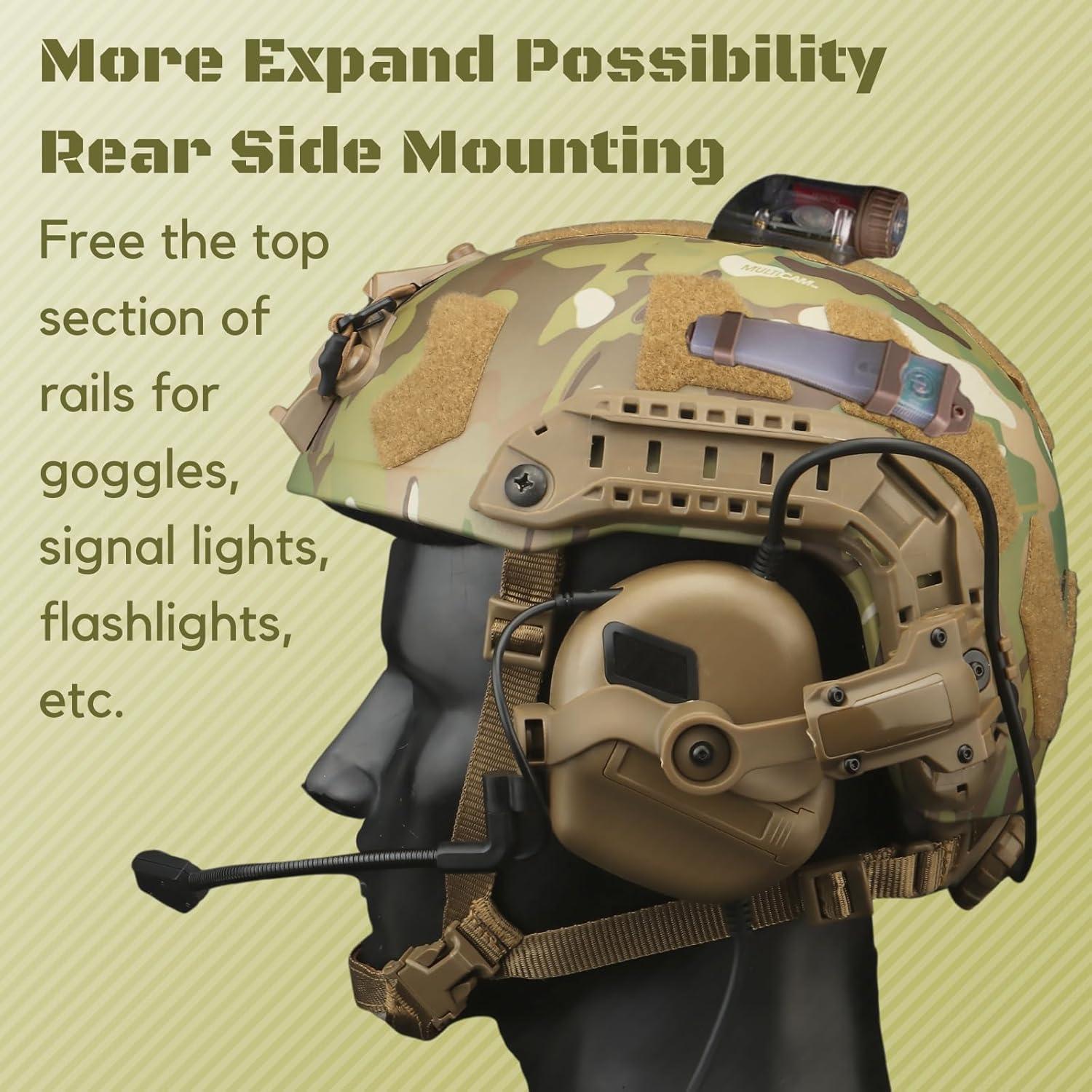 Soporte de Auriculares Táctico DÉJAME SER M2 Nylon Oliva Drab