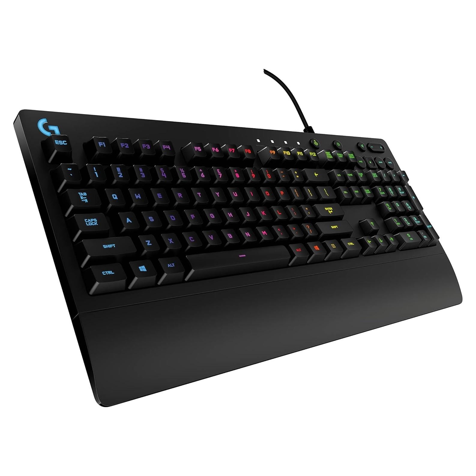 Teclado Gaming Logitech G213 Prodigy, RGB, Resistente a Derrames