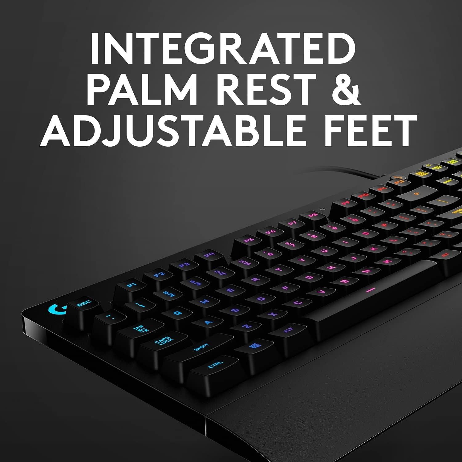 Teclado Gaming Logitech G213 Prodigy, RGB, Resistente a Derrames