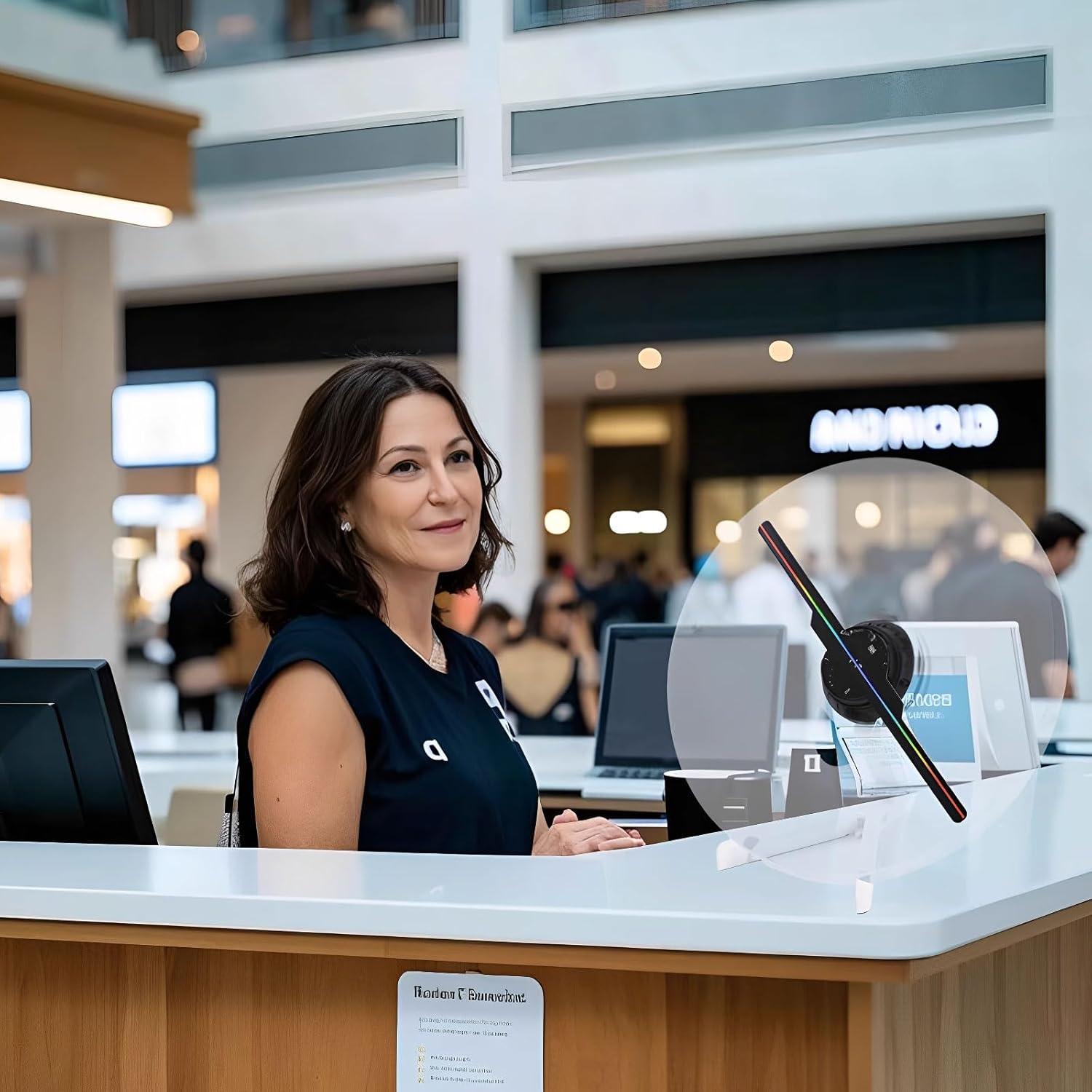 Ventilador 3D Holograma Missyou 32cm con Control Remoto y WiFi