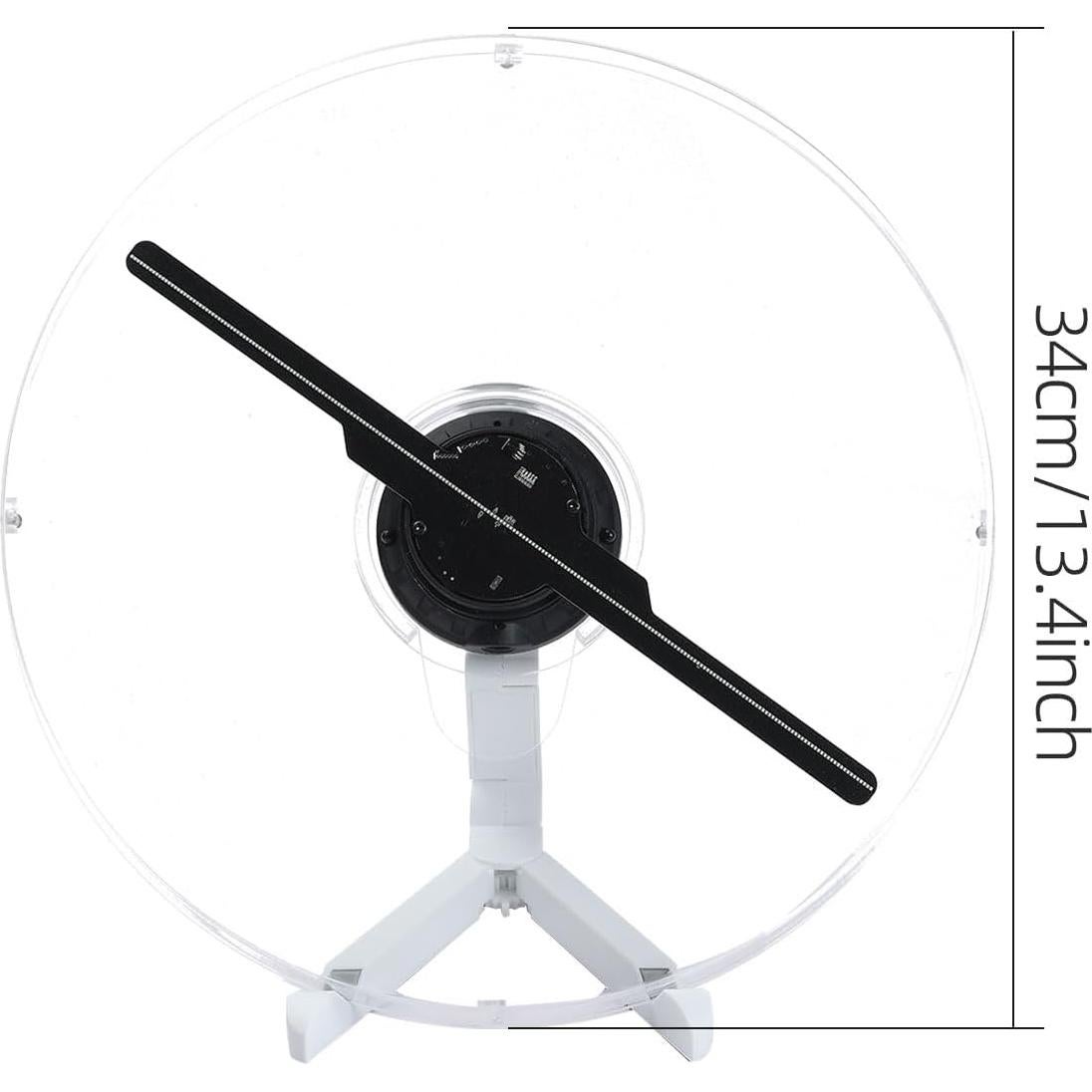 Ventilador 3D Holograma Missyou 32cm con Control Remoto y WiFi