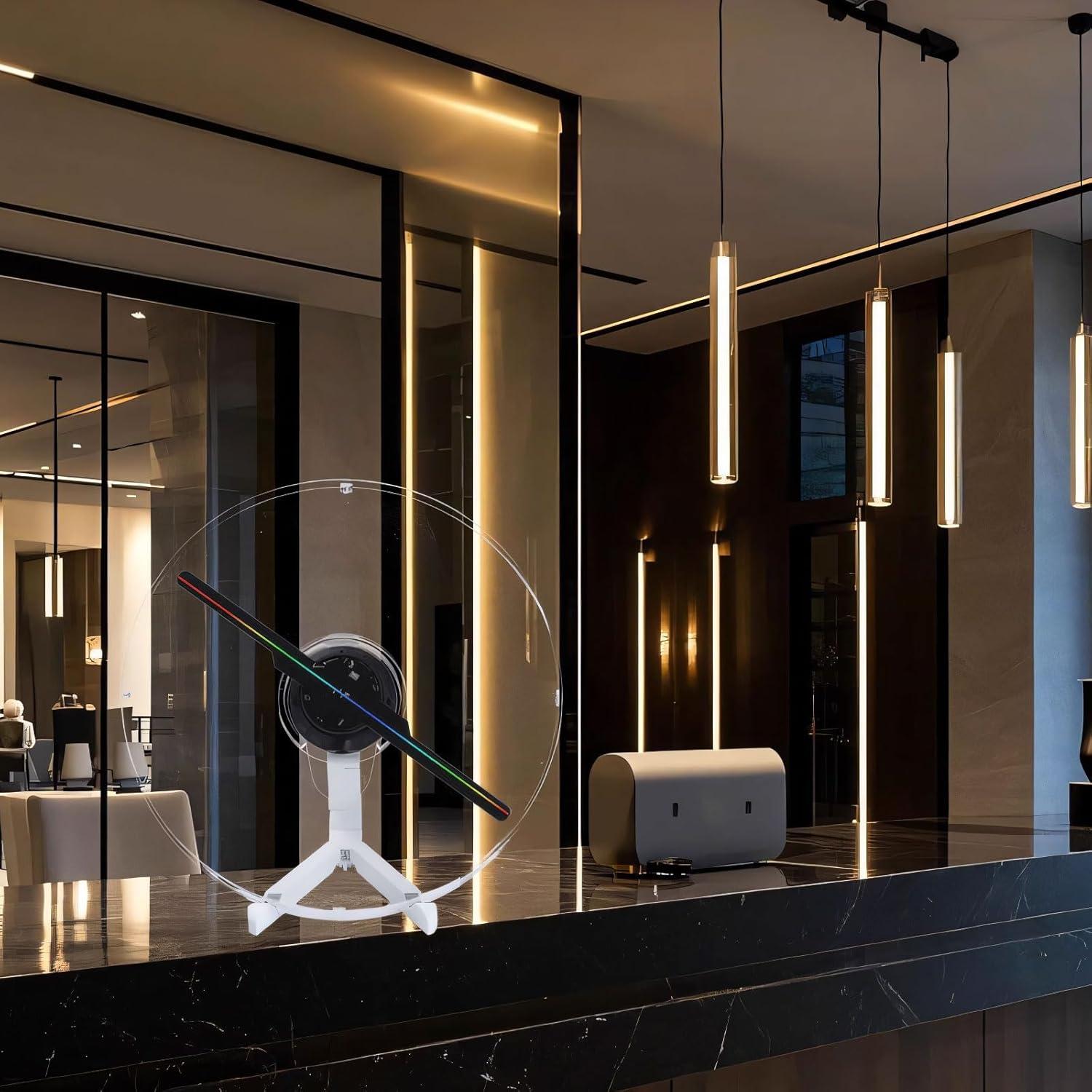 Ventilador 3D Holograma Missyou 32cm con Control Remoto y WiFi