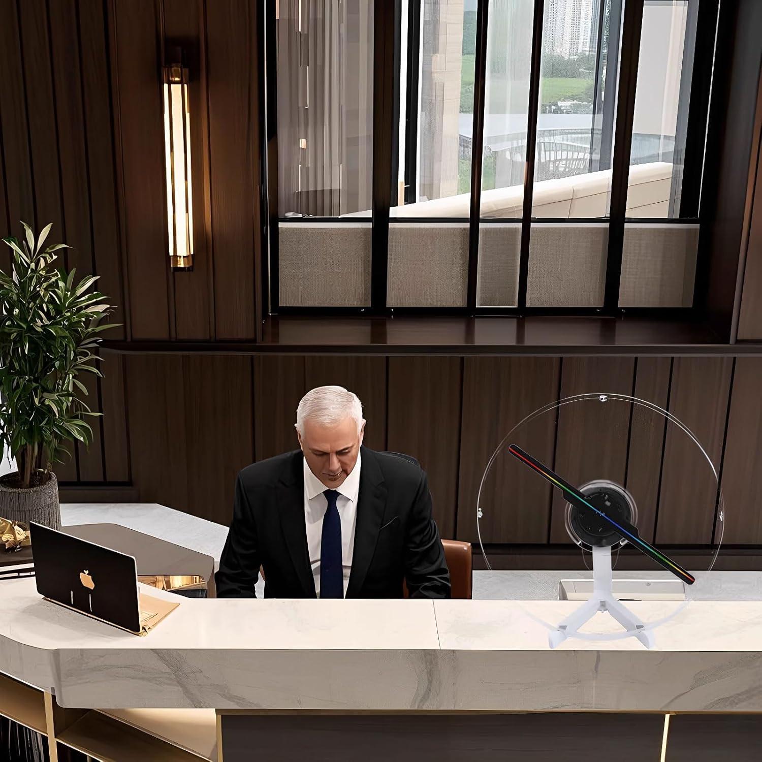 Ventilador 3D Holograma Missyou 32cm con Control Remoto y WiFi