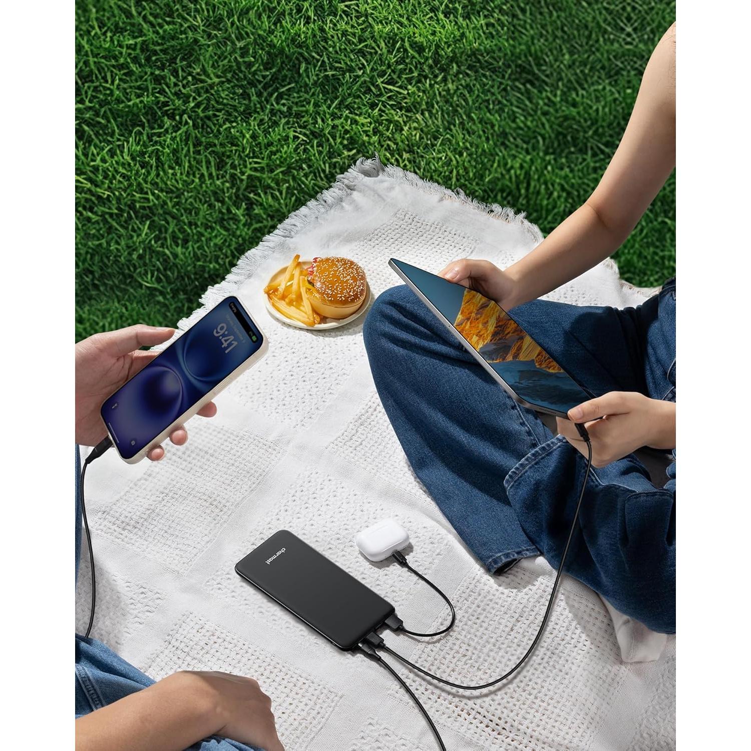 Cargador Portátil Charmast 26800mAh Slim Carga Rápida 15W