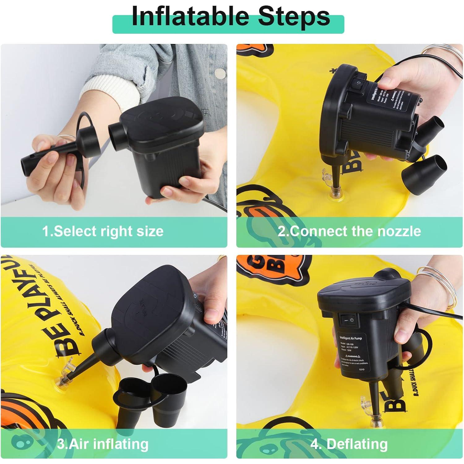 Bomba de Aire Eléctrica MAACLOUD GR-109-U 0.58 PSI Portátil