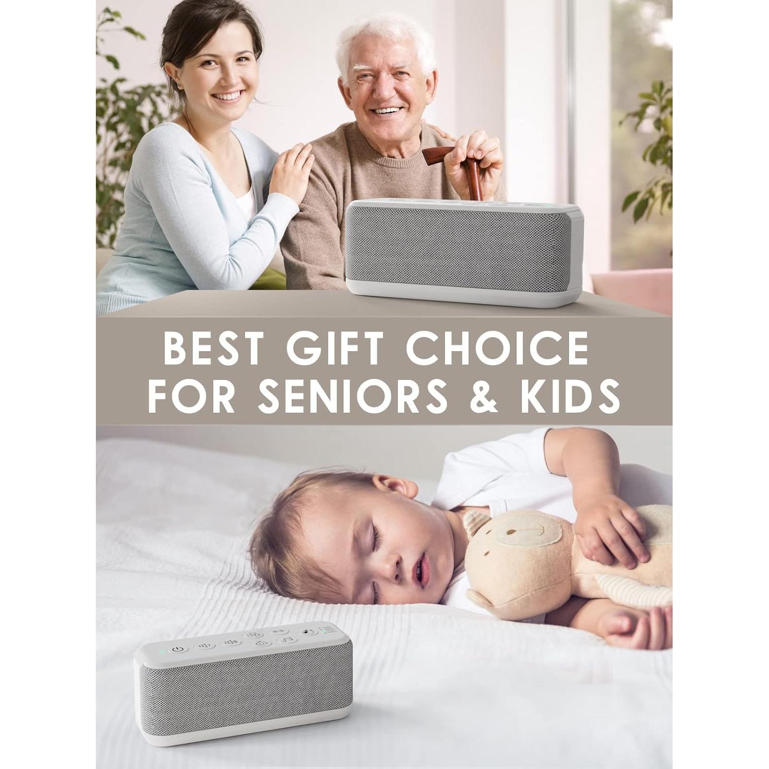 Máquina de Sonido OnLyee Recargable con 42 Sonidos Relajantes