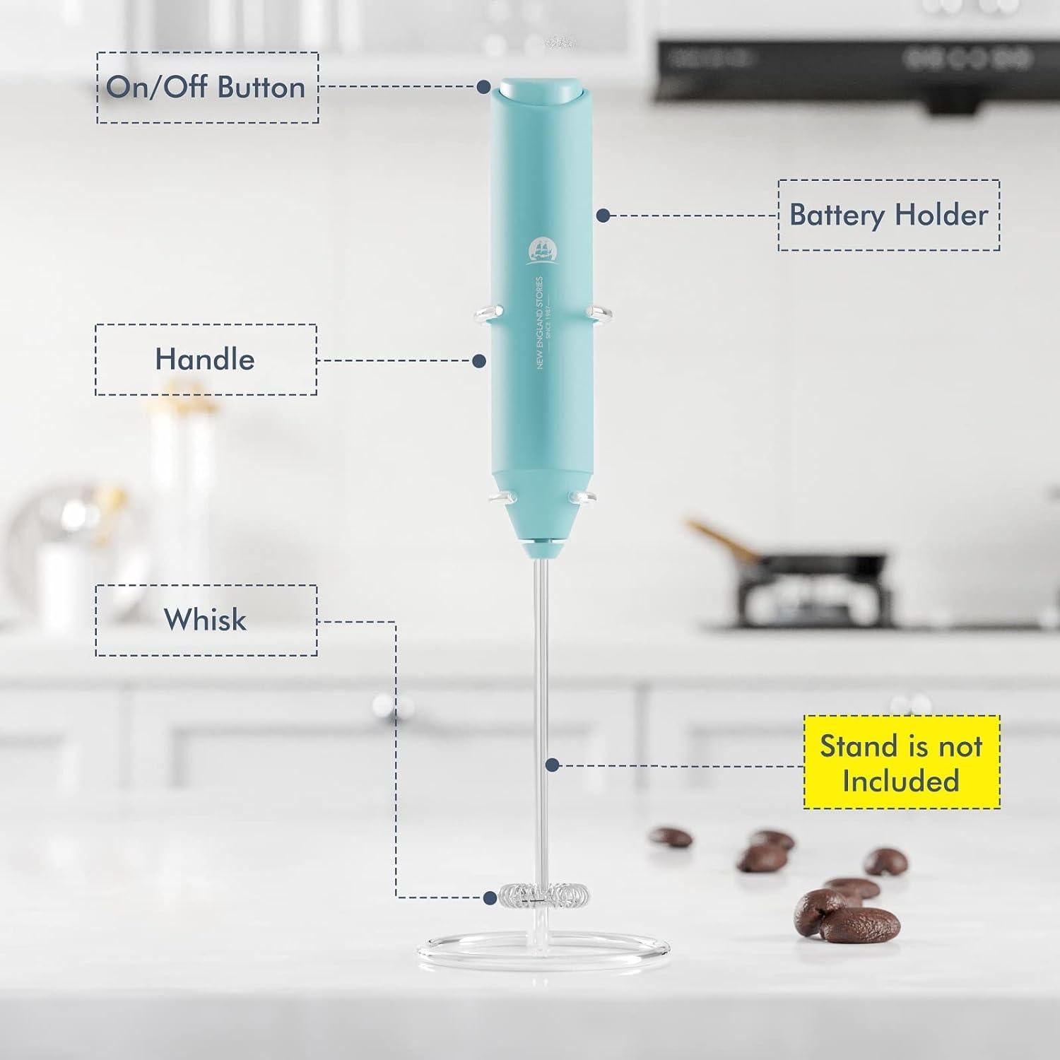 Batidor de Leche New England Stories E2-AQUA 0.3kg Sin Soporte