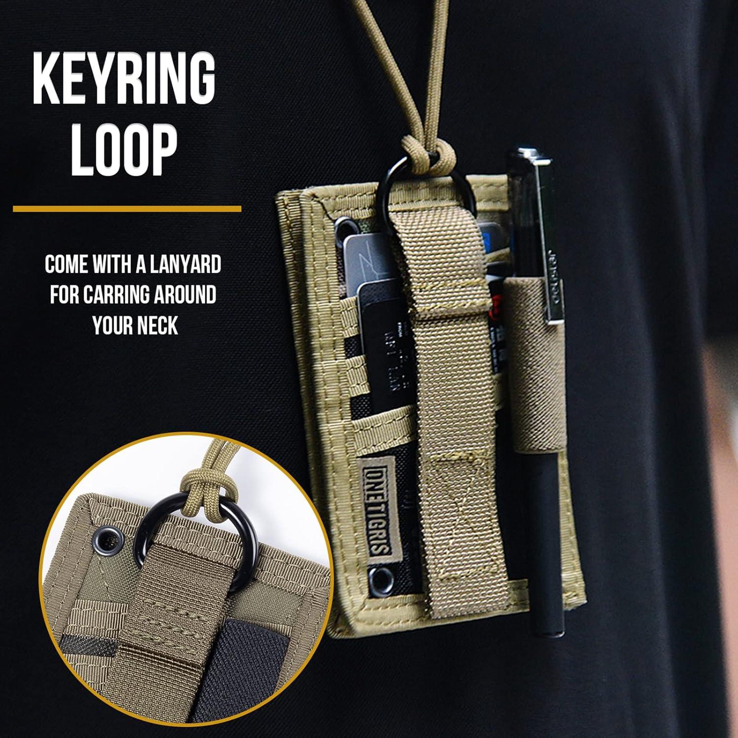 Soporte Táctico OneTigris para ID y Tarjetas - Camo