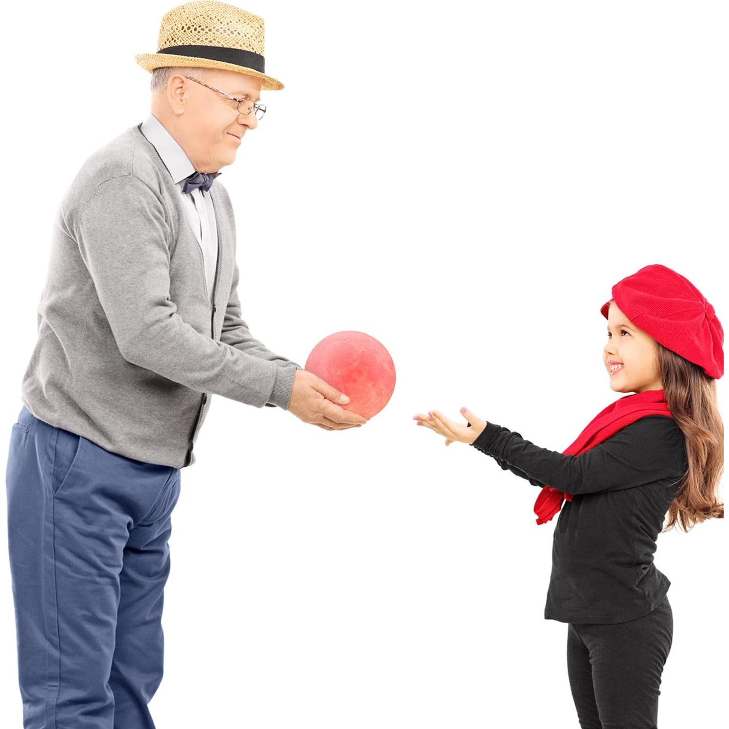 Lámpara de Luna LOGROTATE LED 12.19 CM 16 Colores Control Remoto