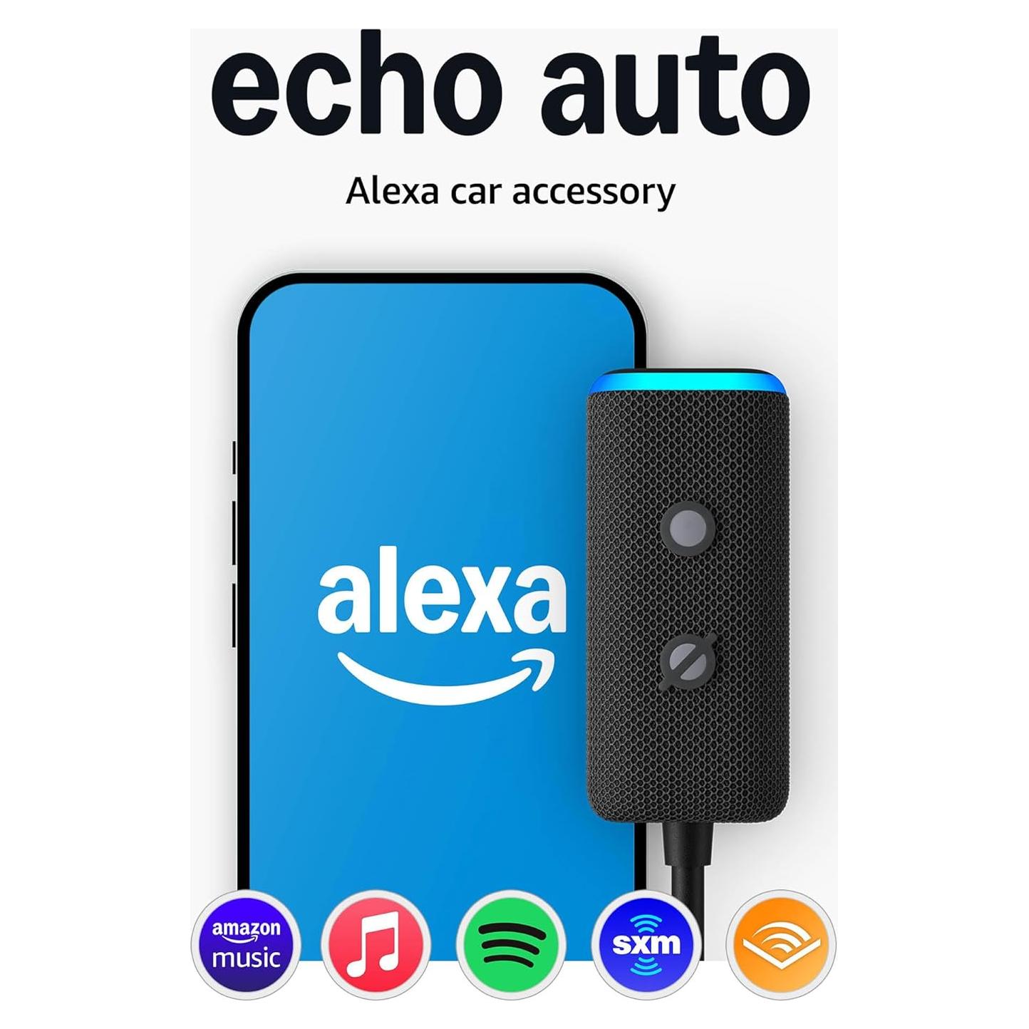 Amazon Echo Auto (newest model), Add Alexa to your car
