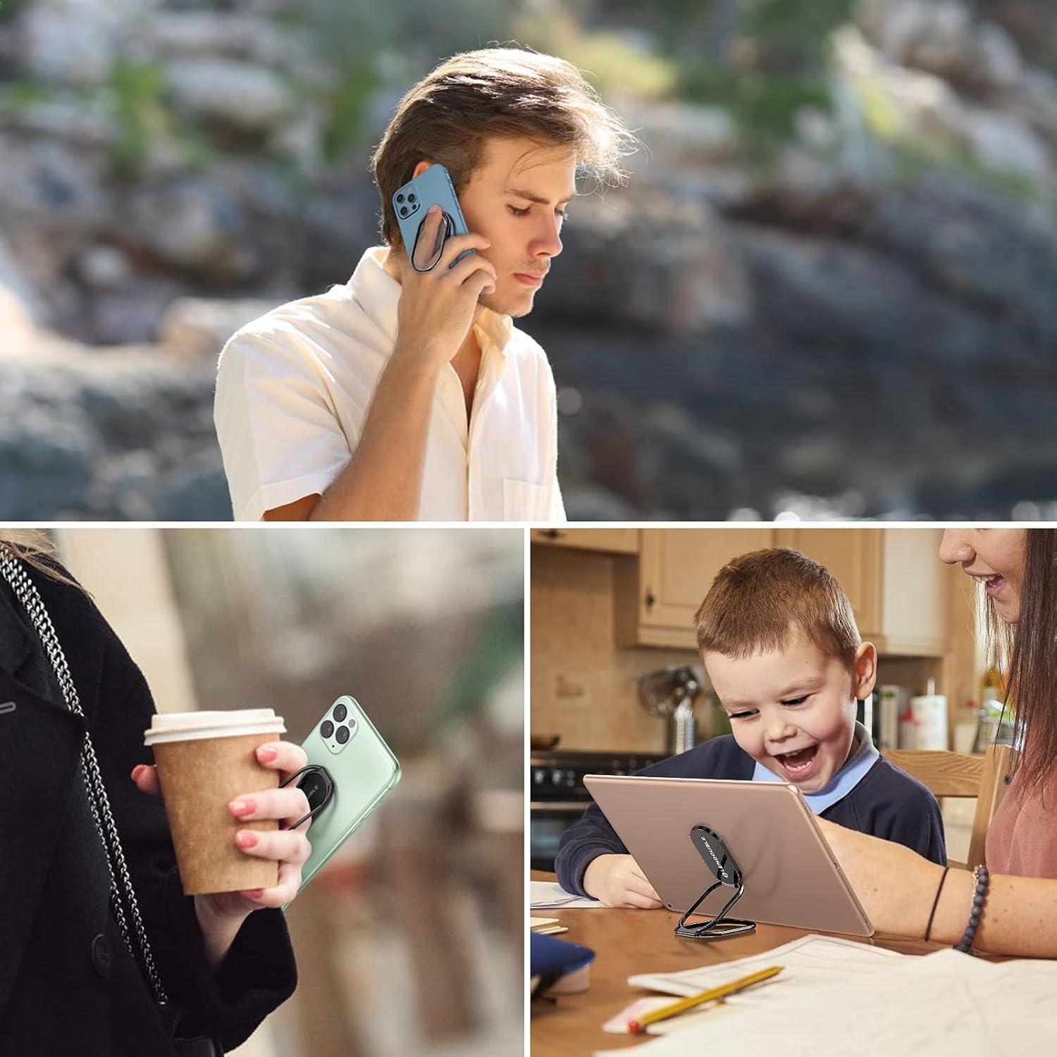 Soporte Plegable para Teléfono LENDOUBLE Negro 360° Ajustable