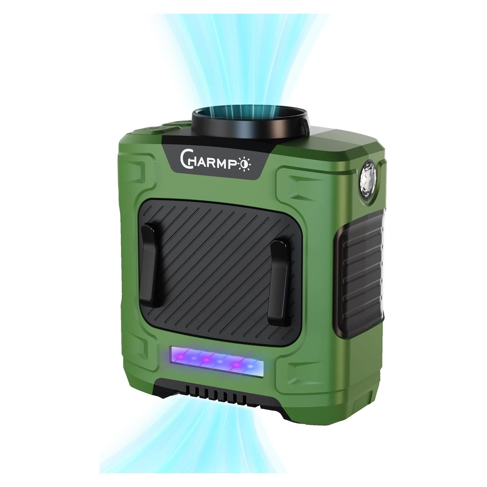 Ventilador Portátil de Cintura CHARMP 10000mAh 24H Enfriamiento