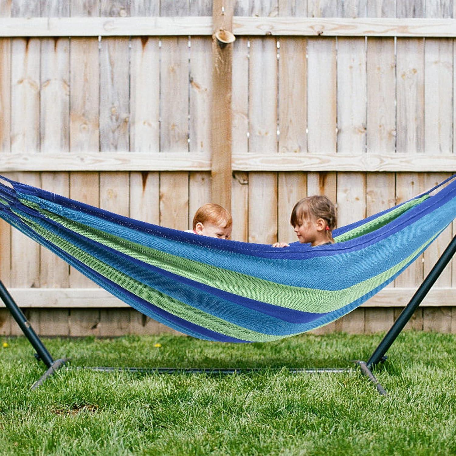 Hamaca Infantil Goutime con Soporte y Bolsa Azul
