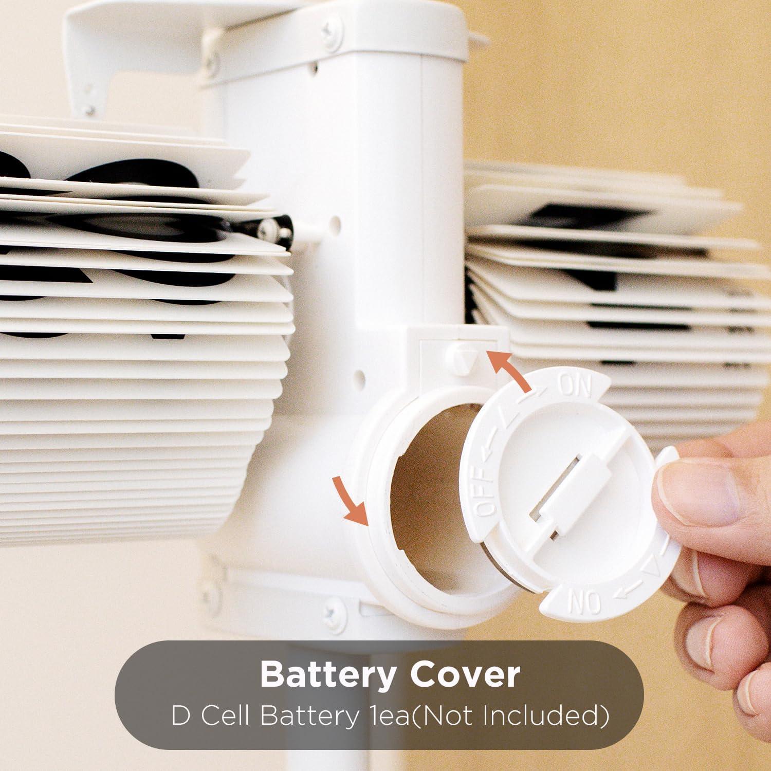 Reloj de Mesa Flip Analógico Mooas MC-F2 Negro Ajustable