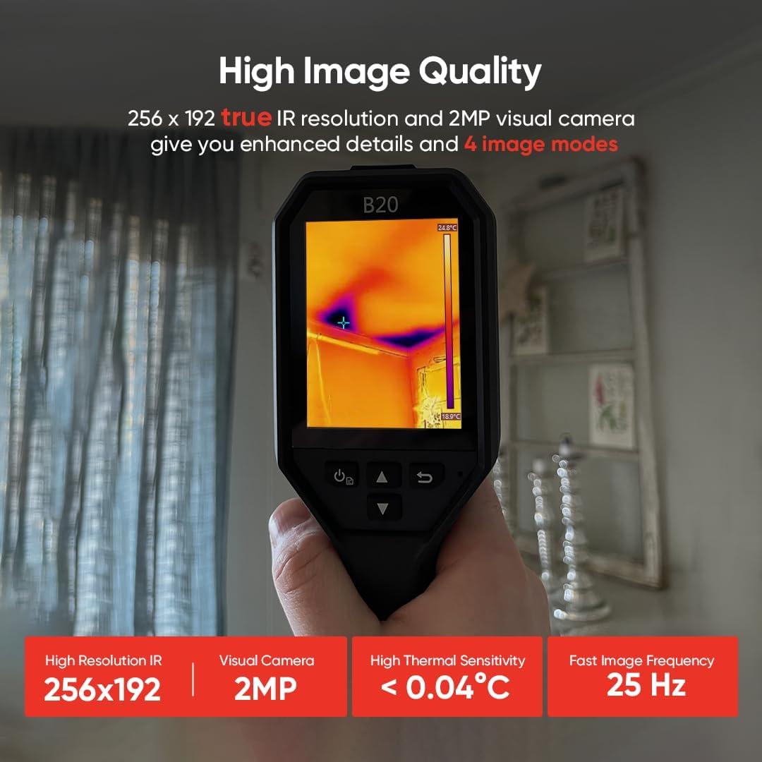 Cámara Termográfica HIKMICRO B20 2MP, IR 256x192, WiFi