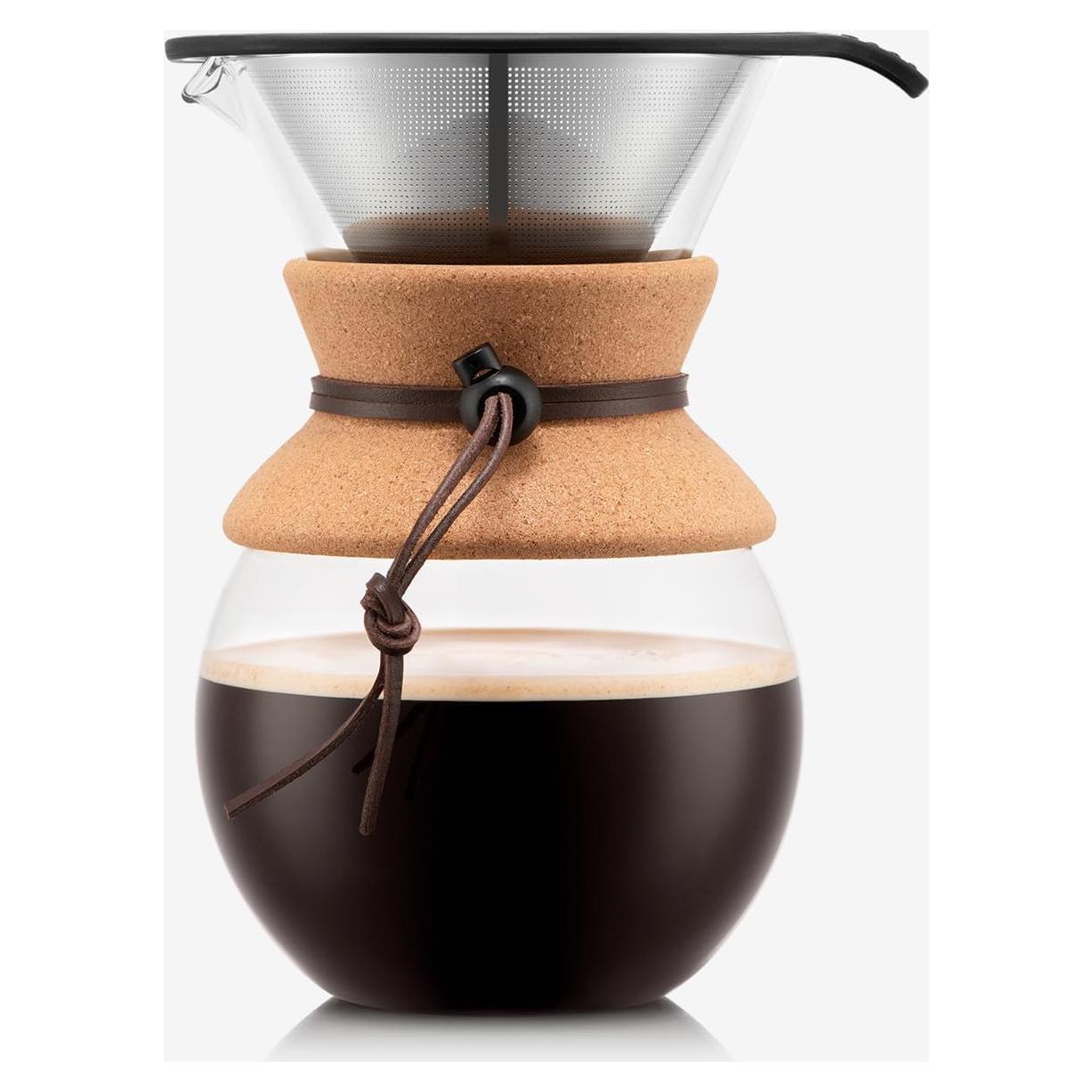 Cafetera de Goteo Bodum 1.0L Acero Inoxidable y Vidrio