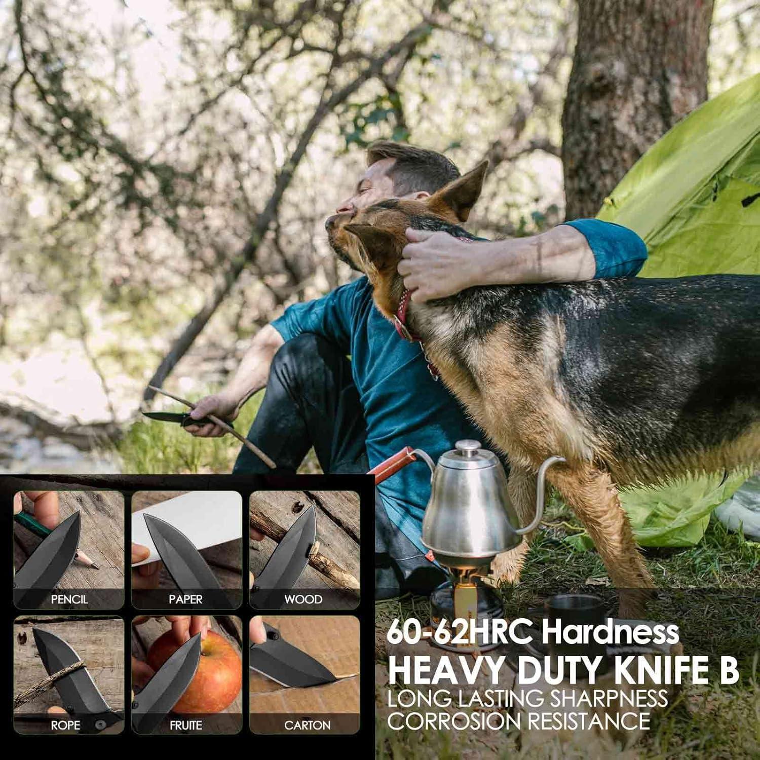 Cuchillo de bolsillo Brillirare PK-1-L 8.38 cm EDC táctico