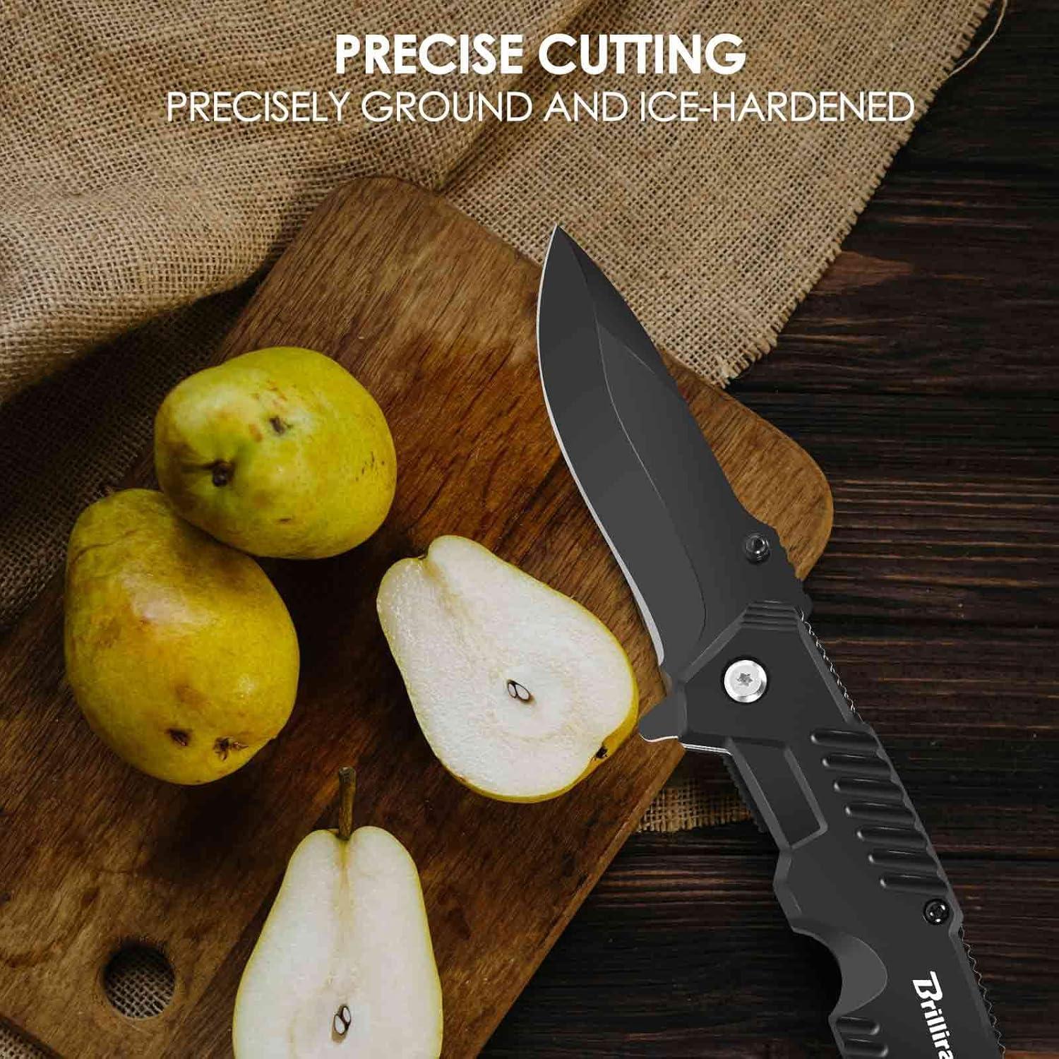 Cuchillo de bolsillo Brillirare PK-1-L 8.38 cm EDC táctico