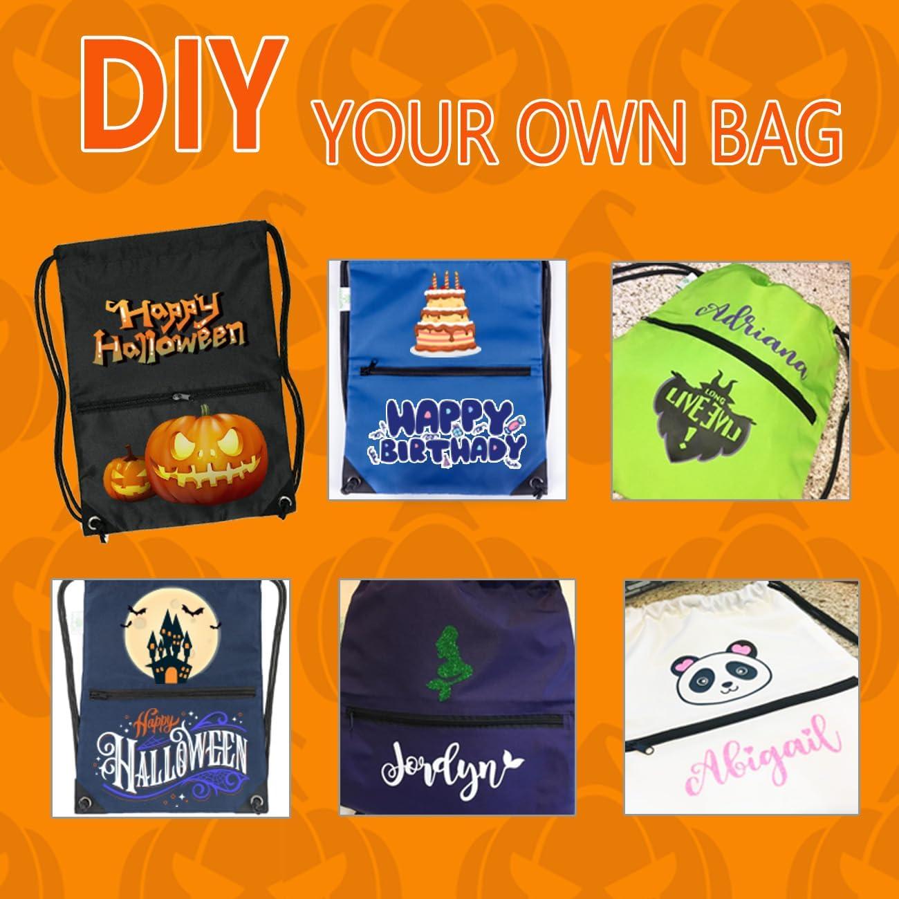 Mochila de Cuerda HOLYLUCK Negra para Gimnasio y Viaje