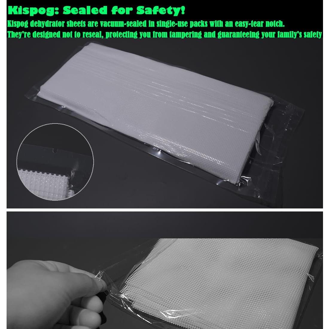 Hojas de Deshidratador de Silicona Kispog 10x11 cm 10 Pzs