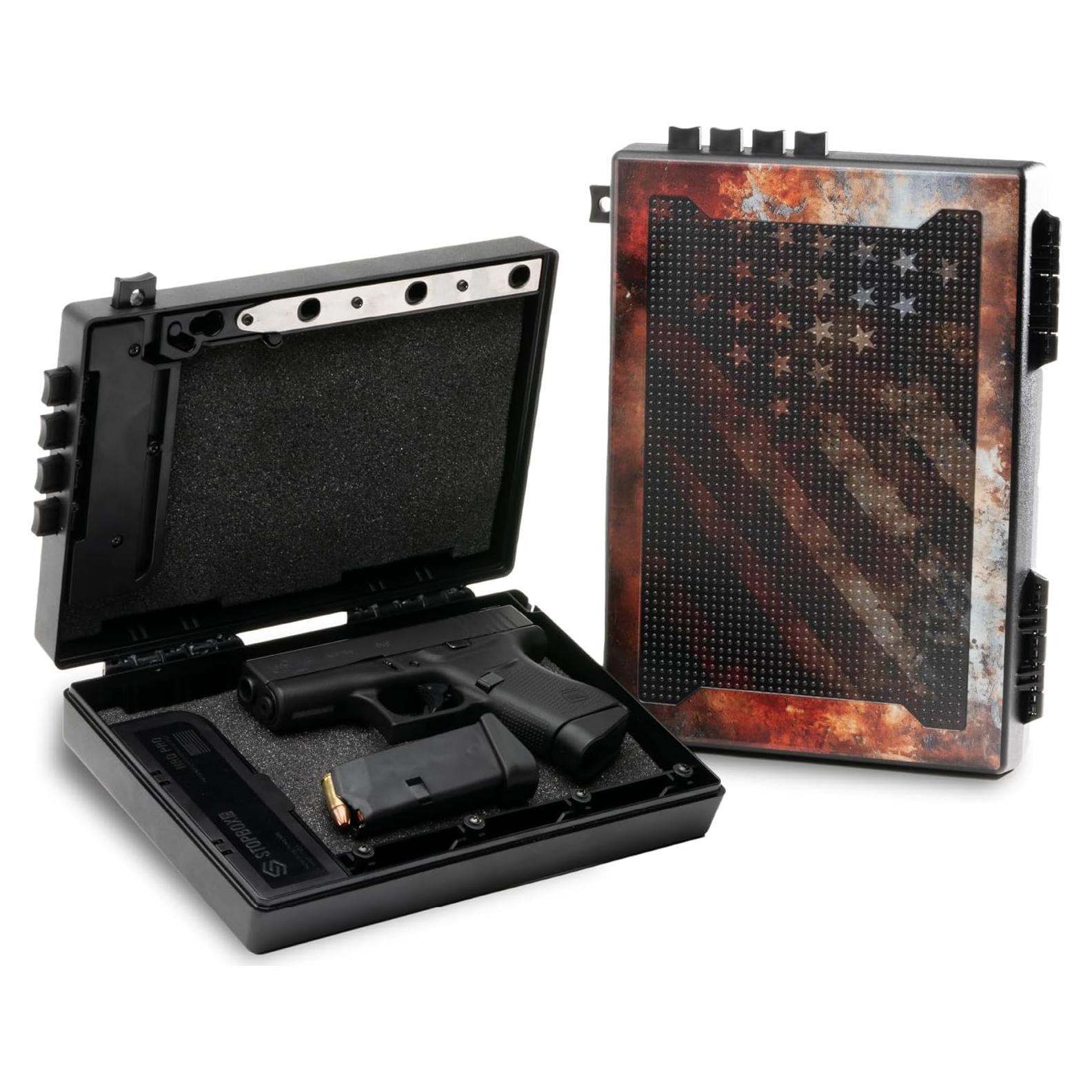 Caja Fuerte Portátil StopBox Pro - Acceso Rápido a Pistolas