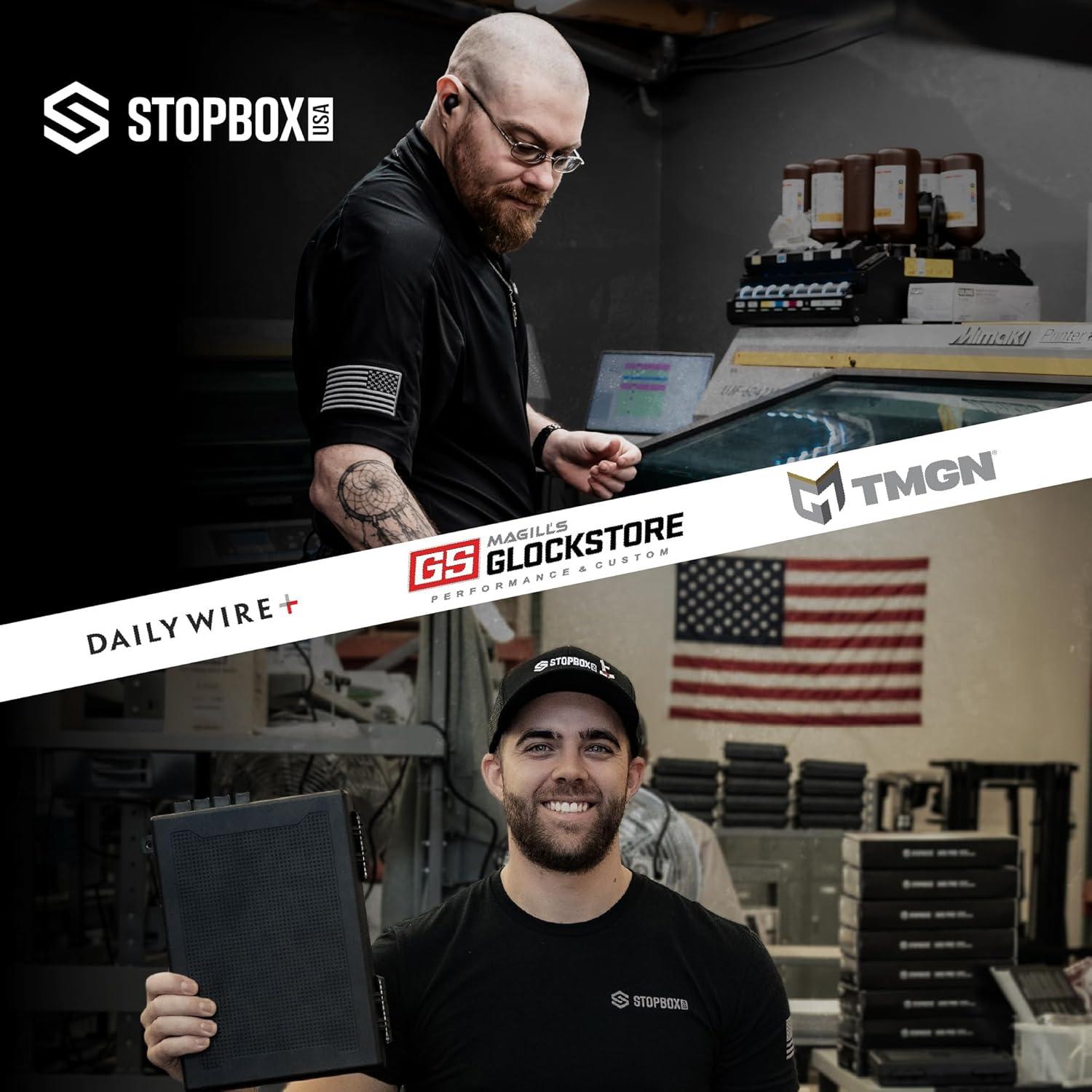 Caja Fuerte Portátil StopBox Pro - Acceso Rápido a Pistolas