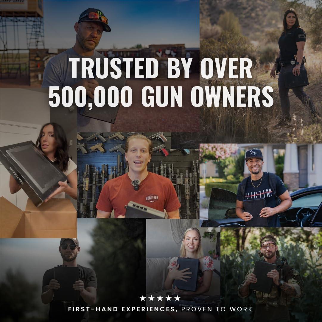 Caja Fuerte Portátil StopBox Pro - Acceso Rápido a Pistolas