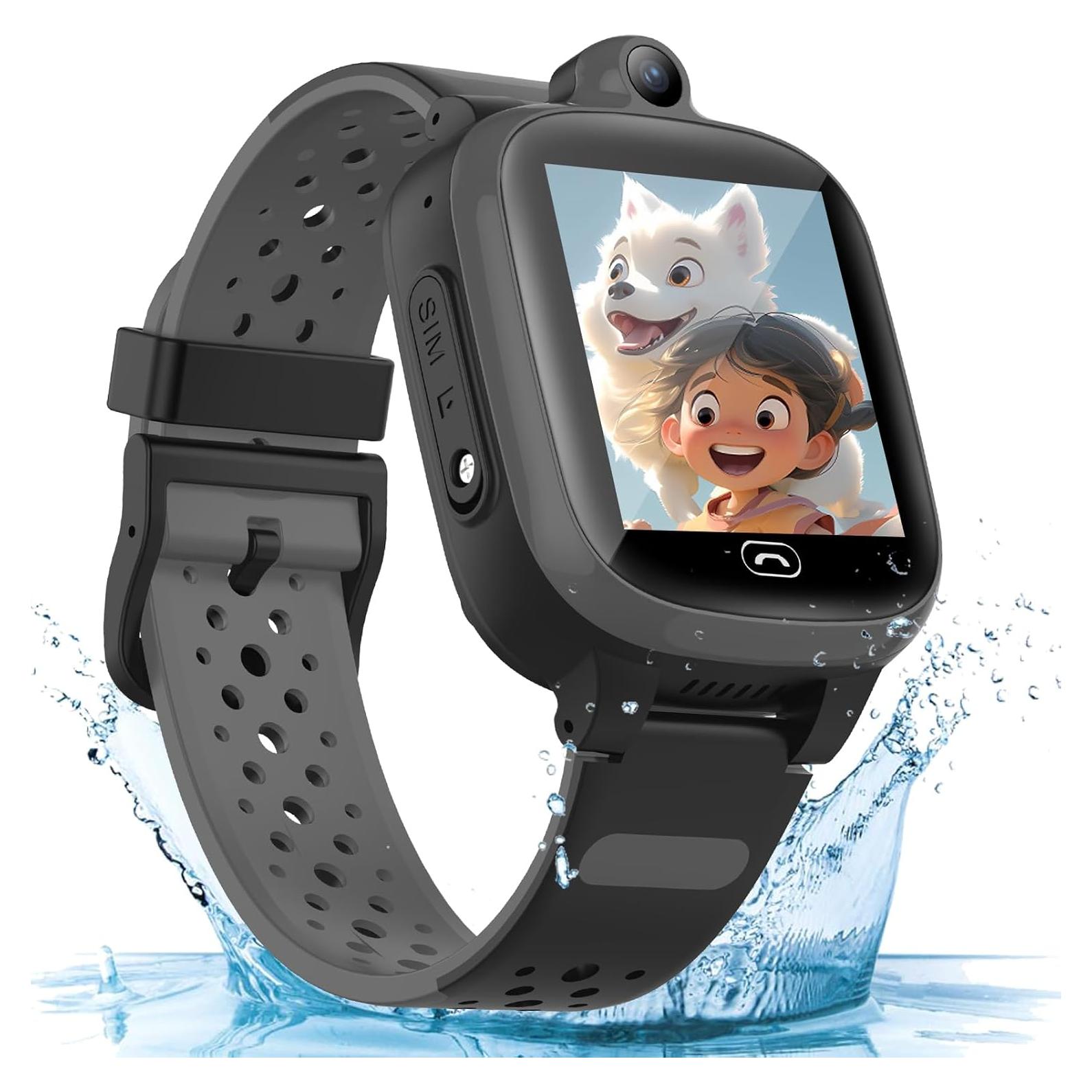 Reloj Inteligente 4G TEZILON GPS Niños y Ancianos Impermeable