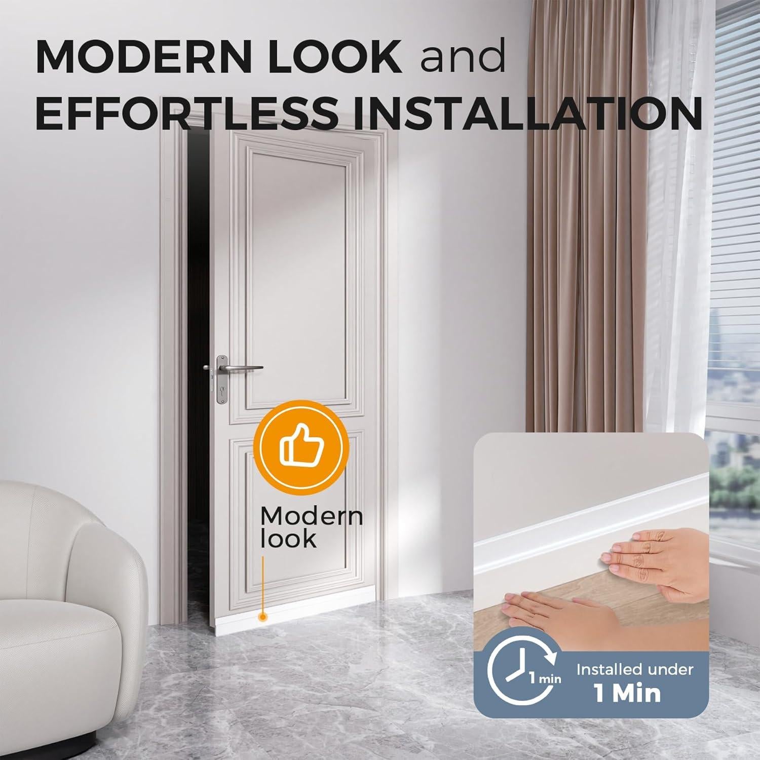 Tapón de Corrientes para Puertas GroTheory 2 Unidades 99 cm