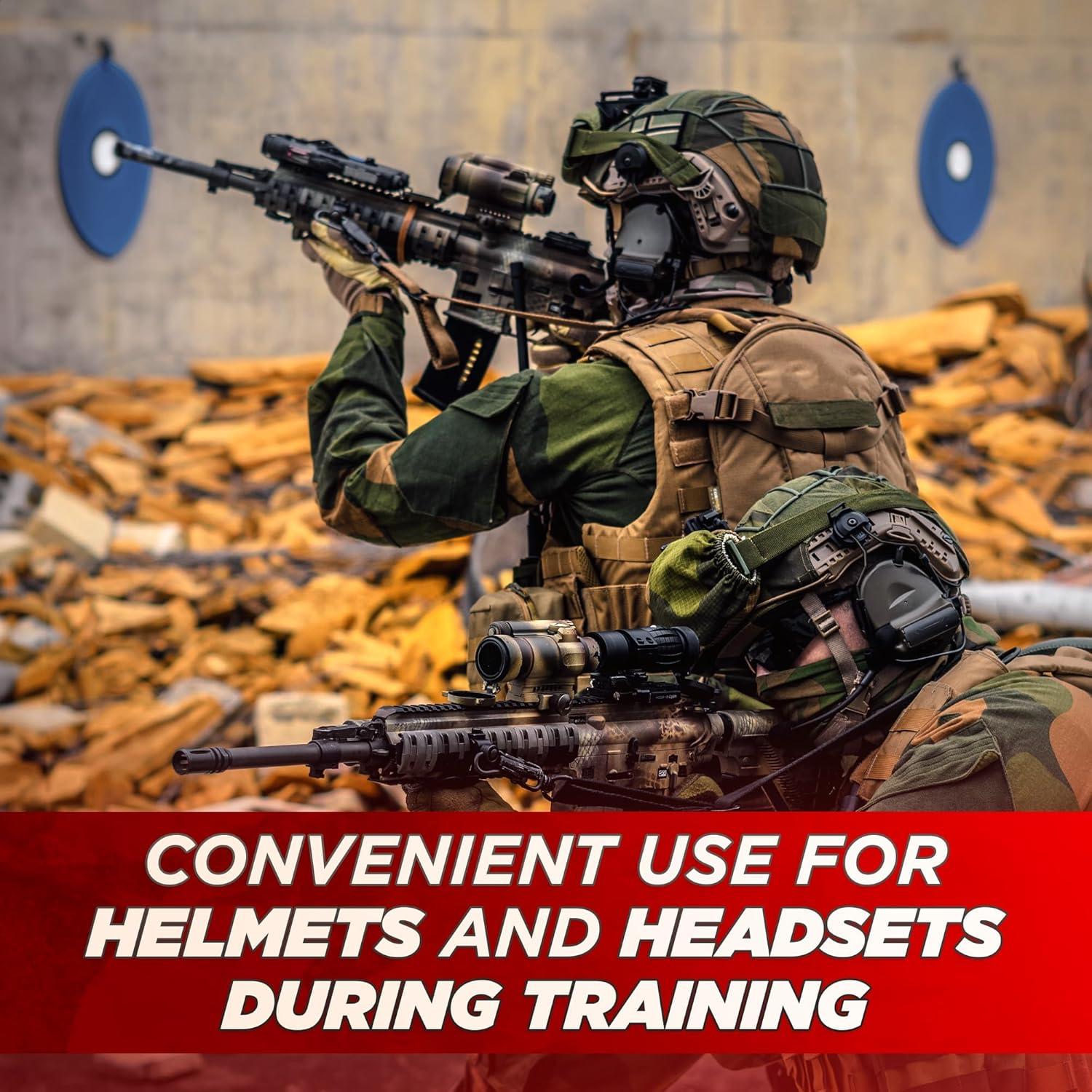 Adaptador de riel Arc Tesorrio Peltor Comtac Táctico Negro