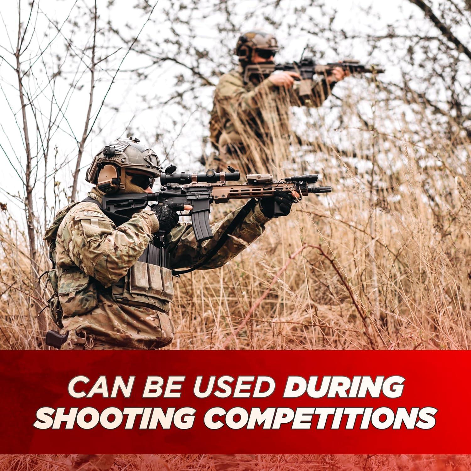 Adaptador de riel Arc Tesorrio Peltor Comtac Táctico Negro