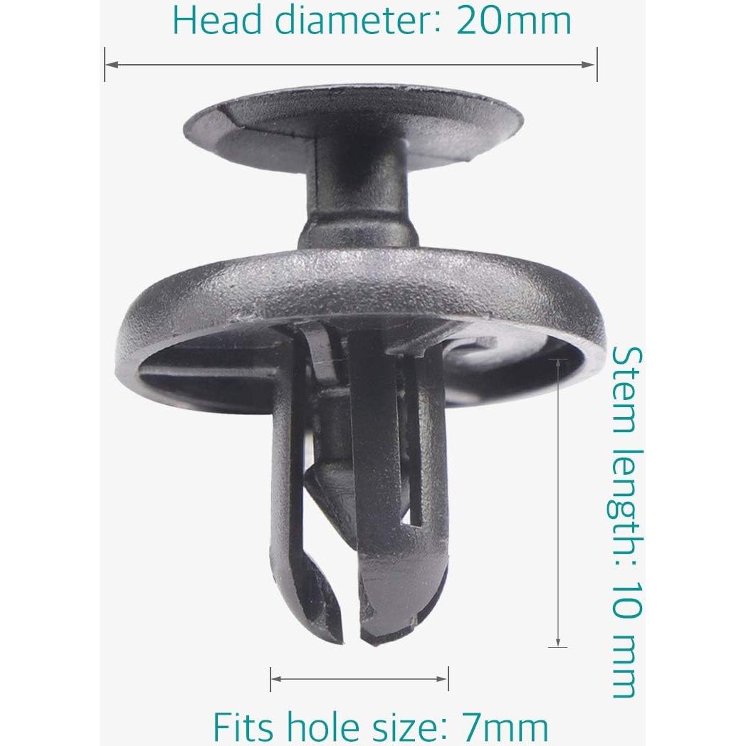 Clips de Retención Tipo Empuje Lantee 10 Pcs para Toyota y Lexus