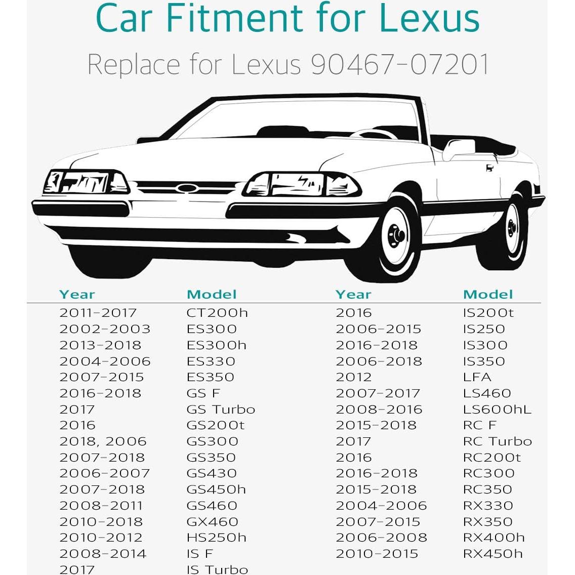 Clips de Retención Tipo Empuje Lantee 10 Pcs para Toyota y Lexus