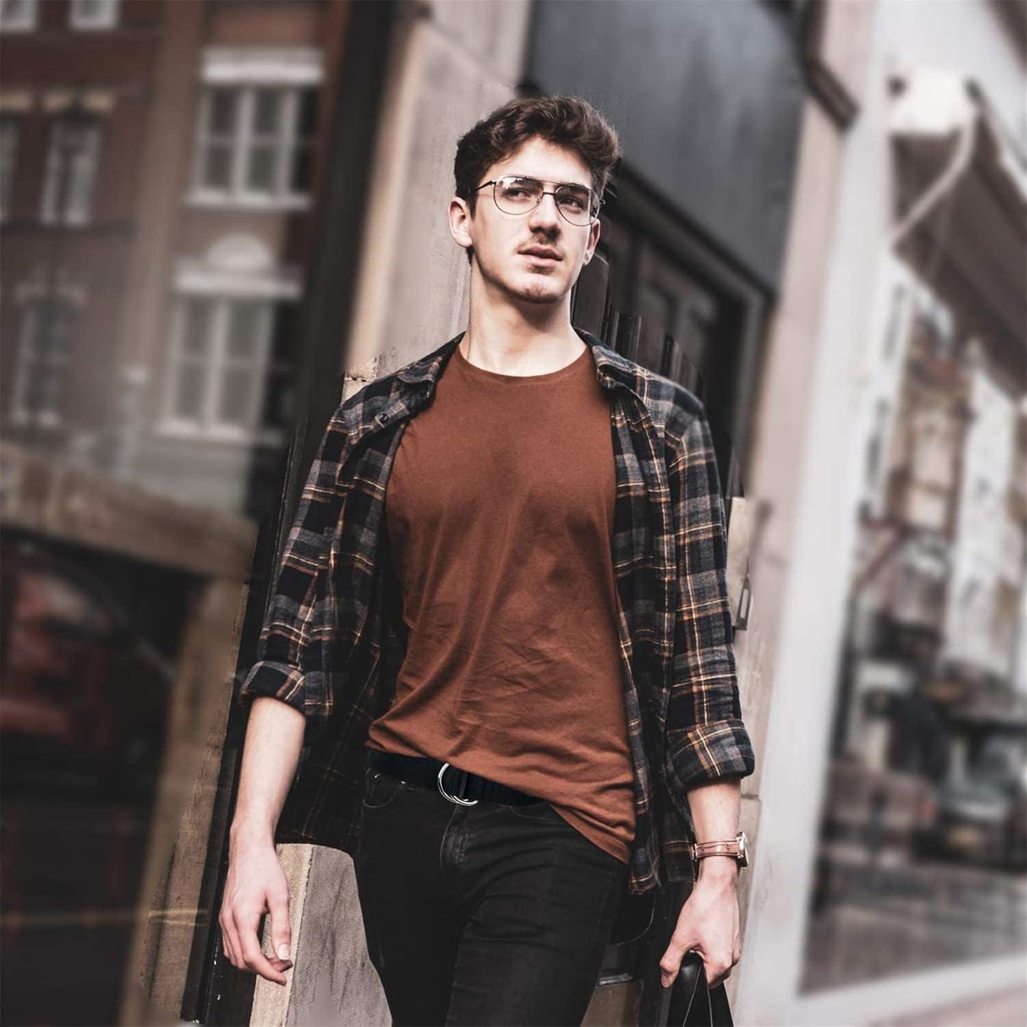 Cinturón de Lona Maikun Ajustable con Hebilla D Negra 3,81 cm