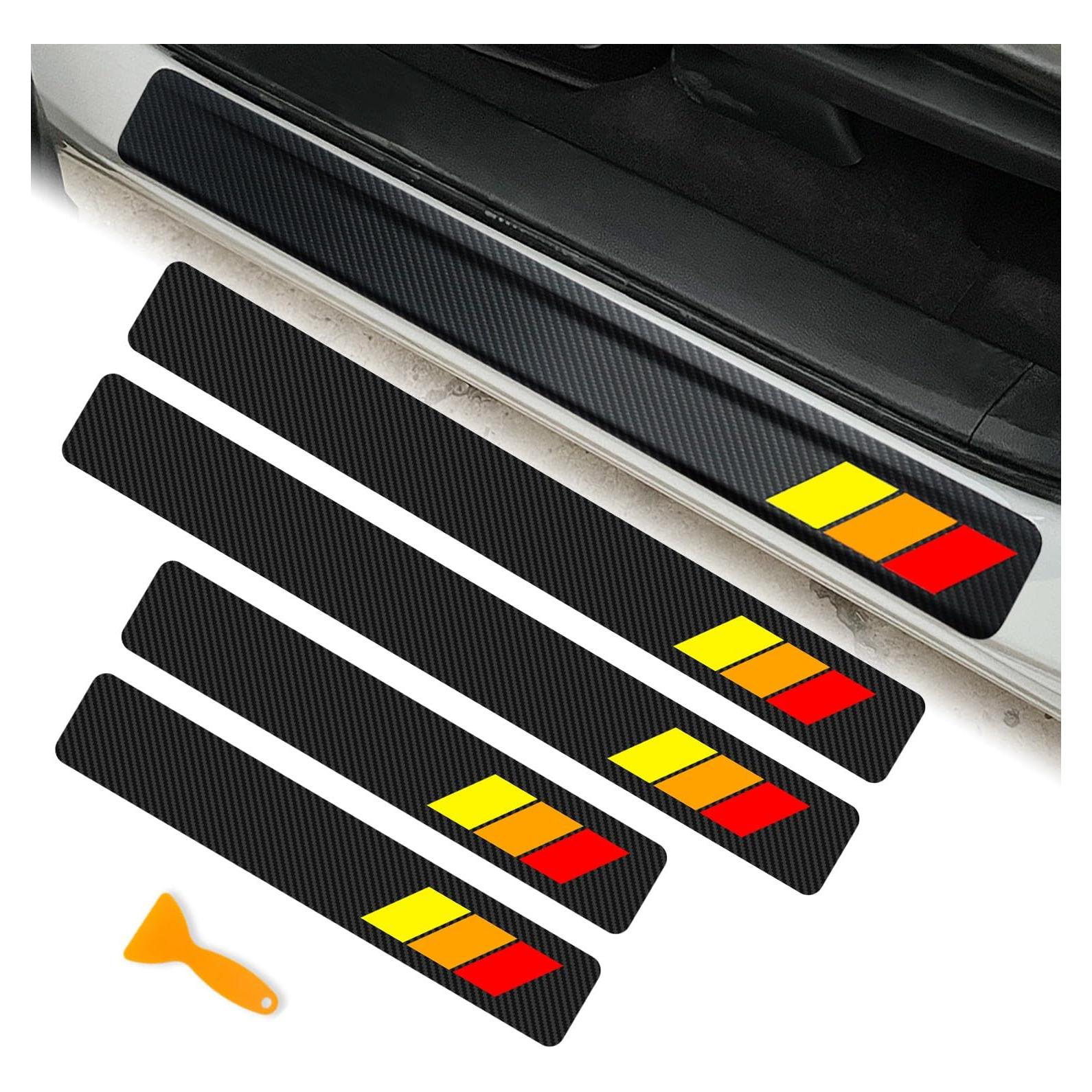 Protectores de Umbral de Puerta MOCHENT para Toyota - 4 Pcs