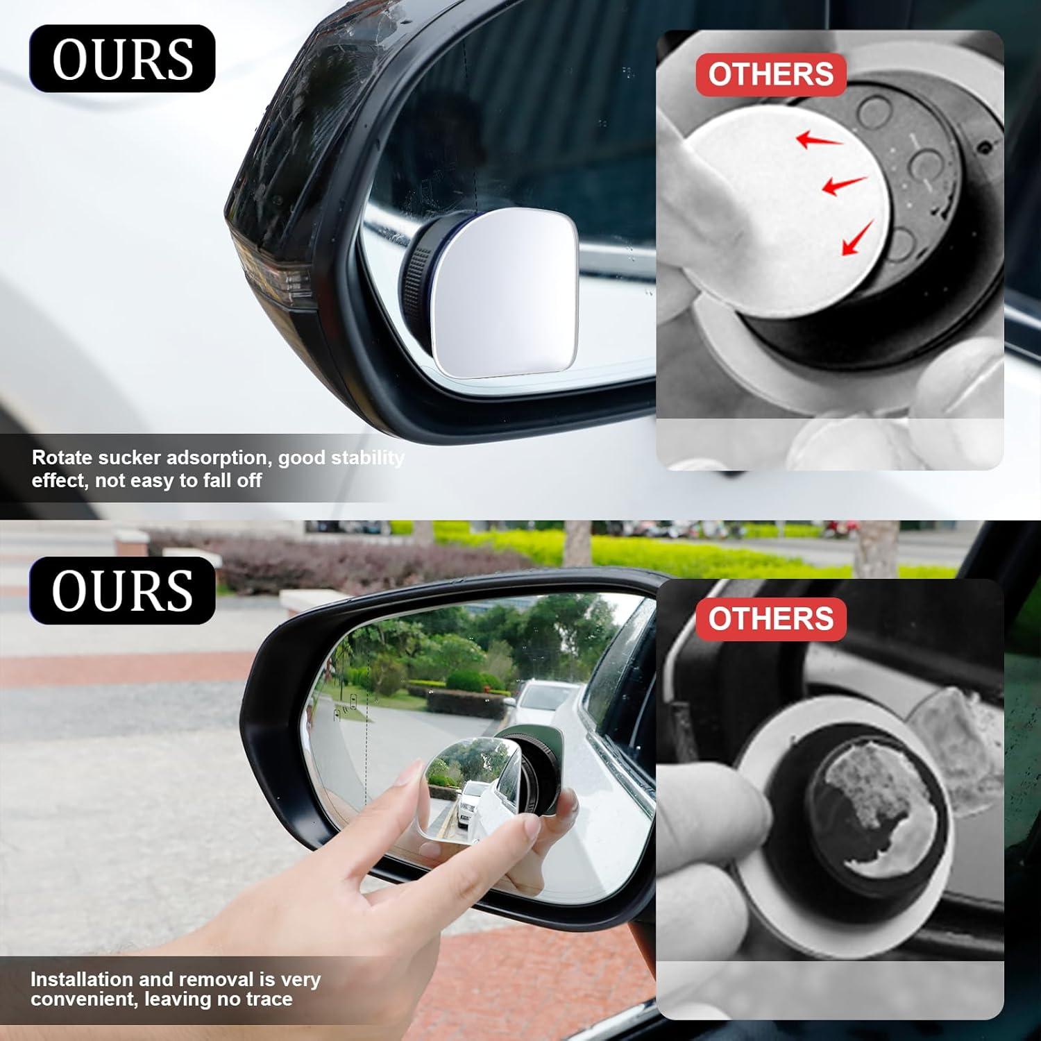 Espejo Convexo de Punto Ciego LivTee - Paquete de 2, HD